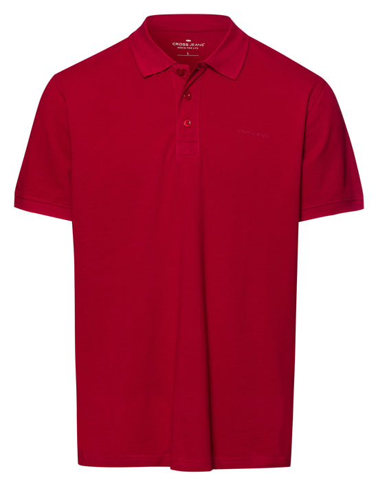 Herren Poloshirt in rot