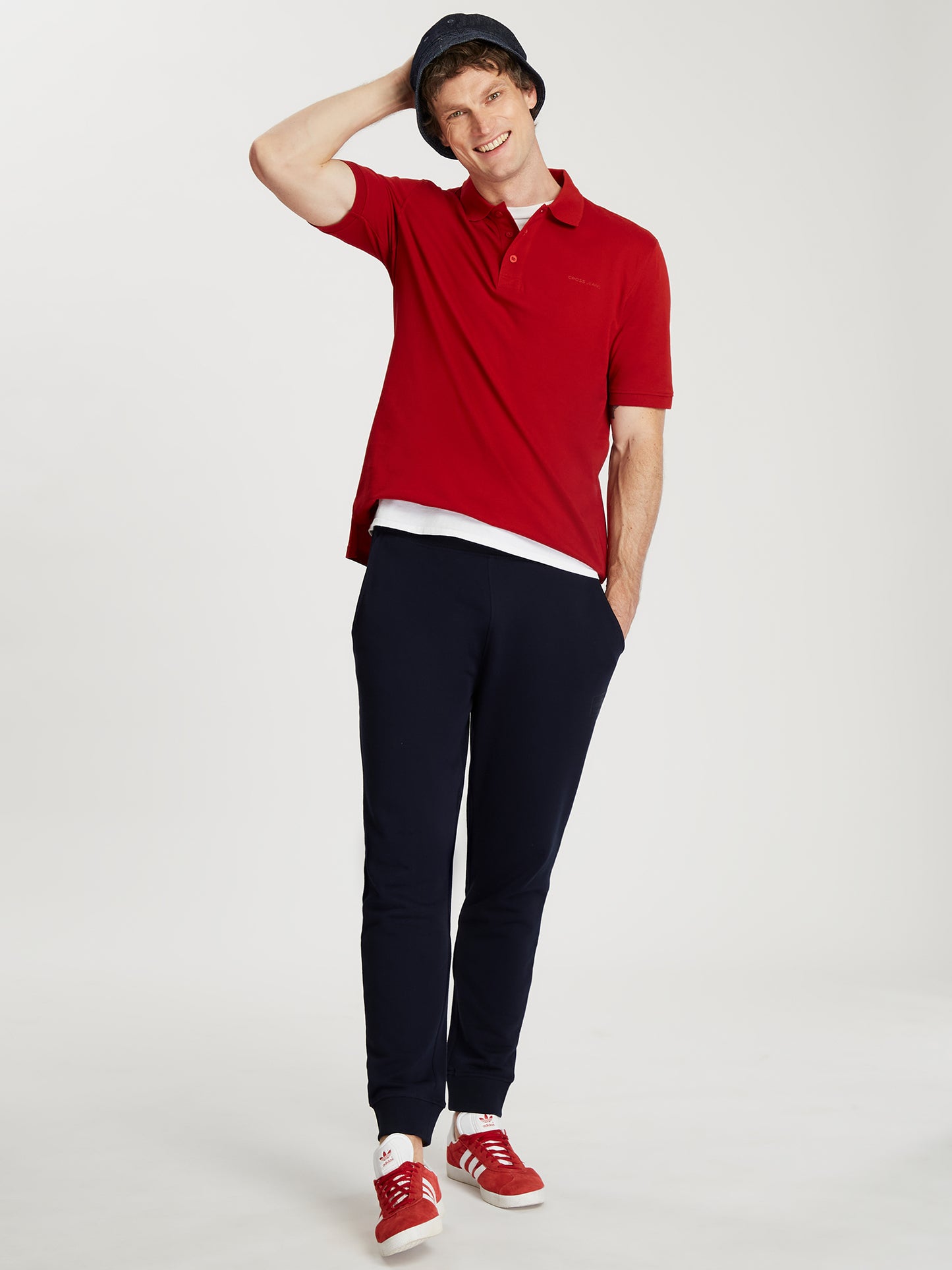 Herren Poloshirt in rot