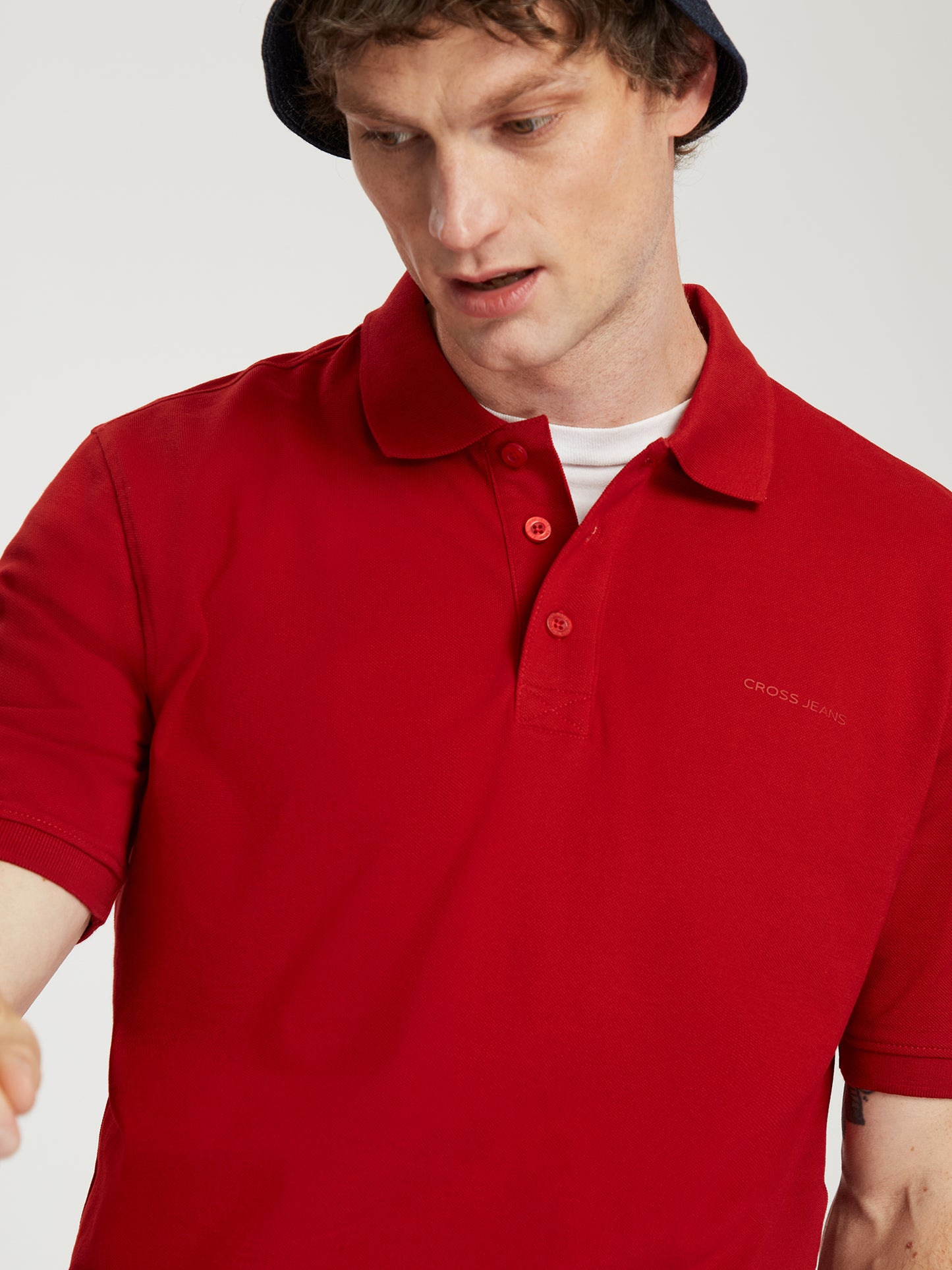 Herren Poloshirt in rot