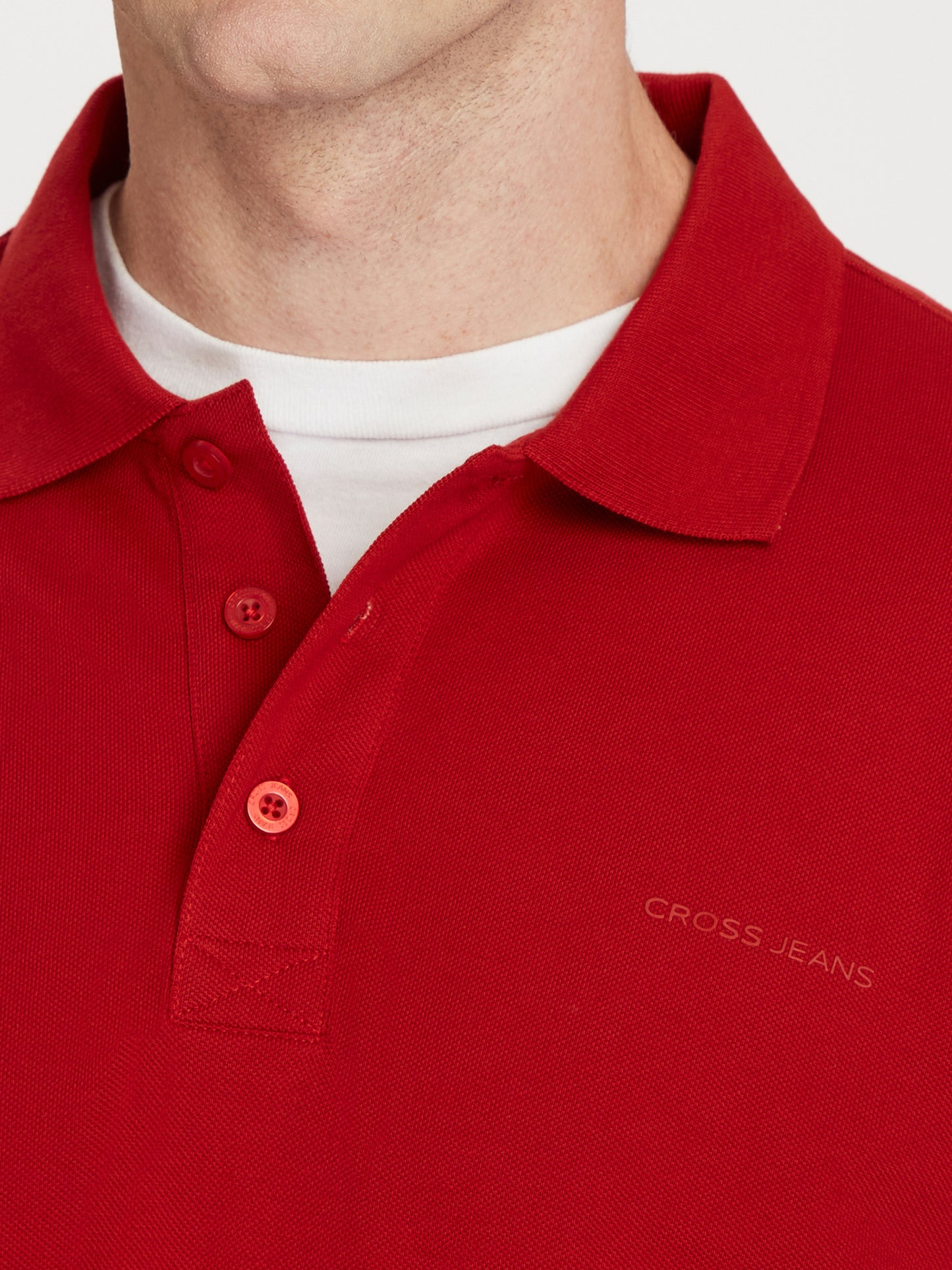 Herren Poloshirt in rot