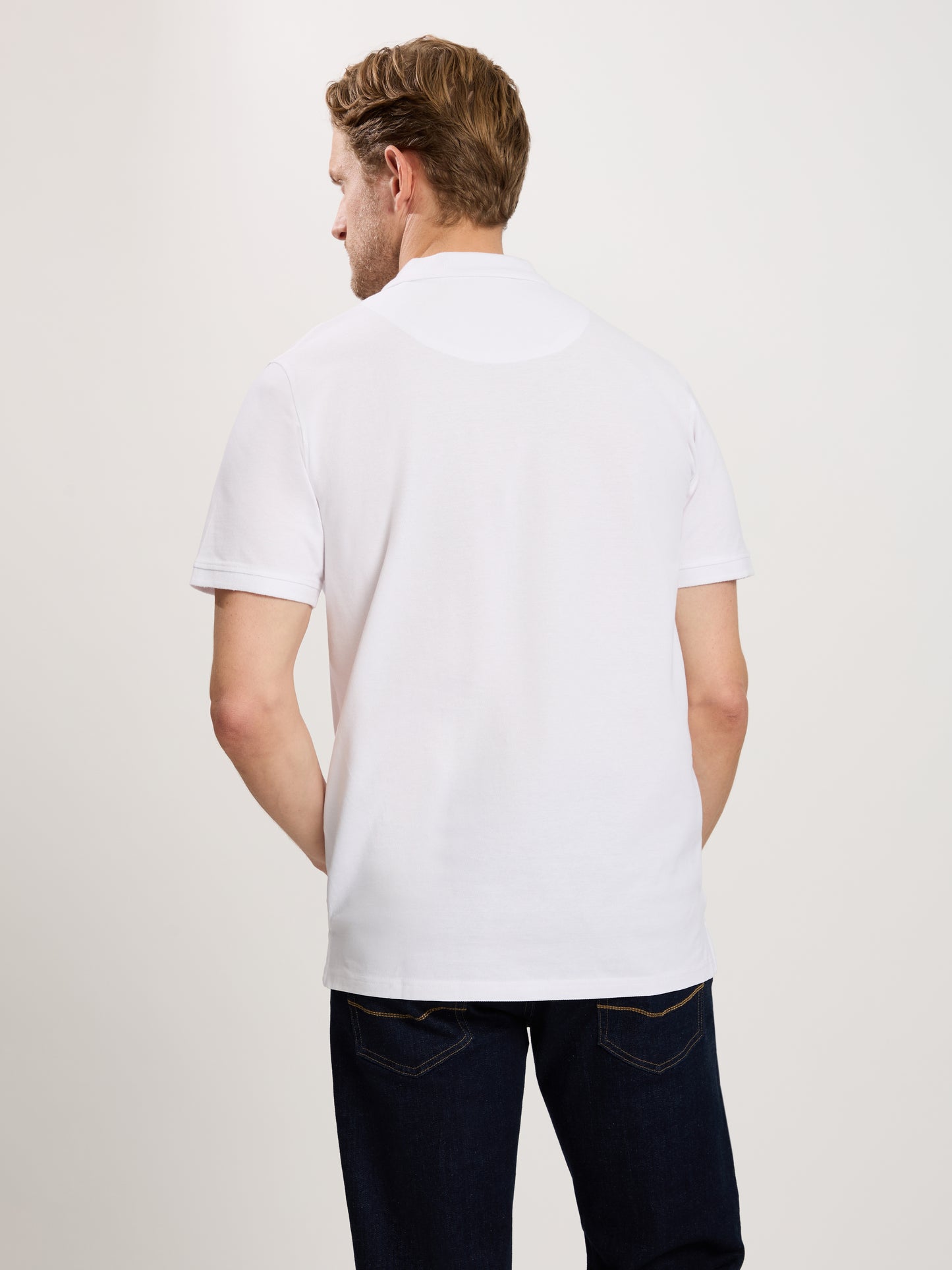 Herren Regular T-Shirt in weiß