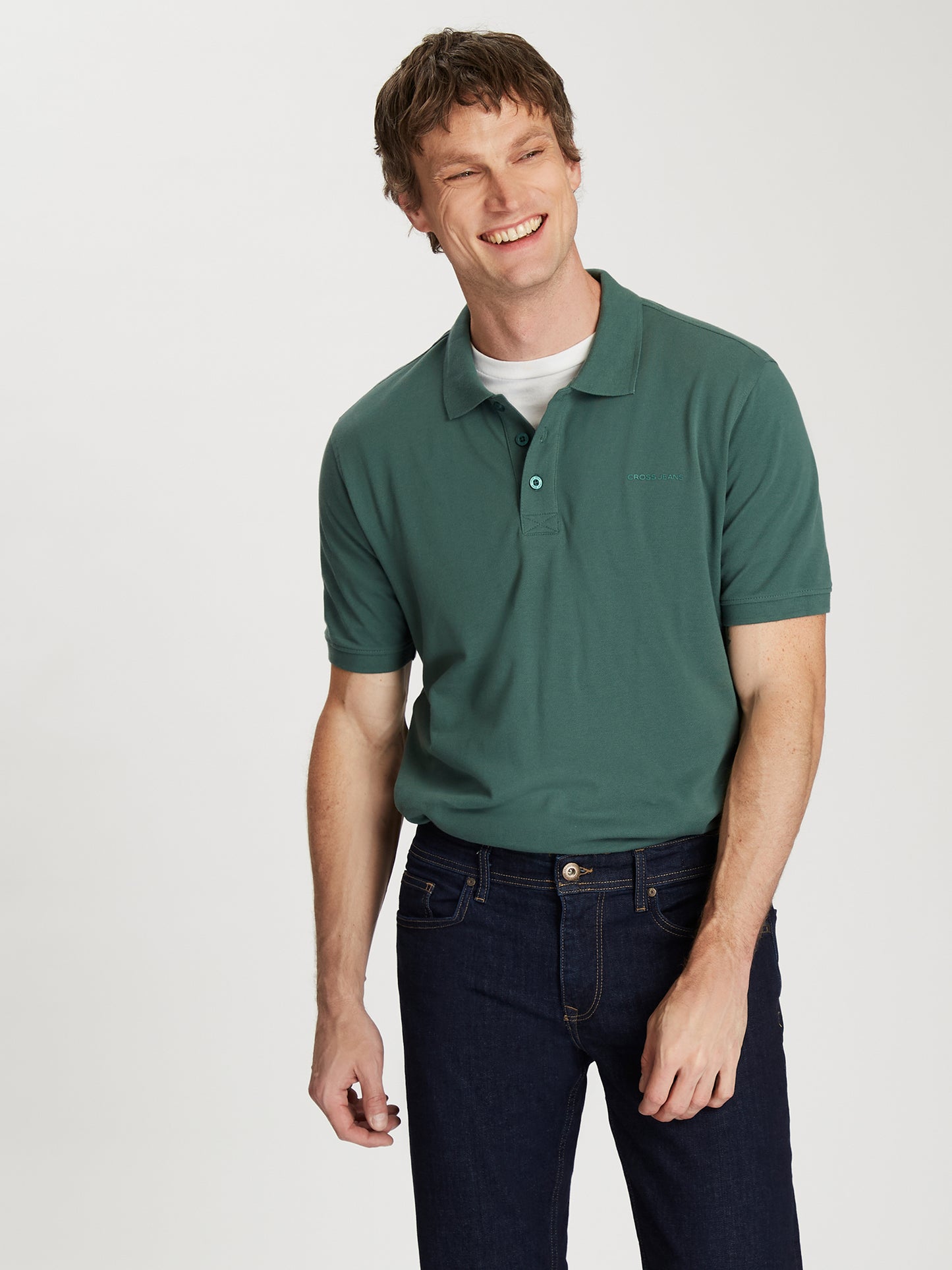 Herren Regular T-Shirt in grün