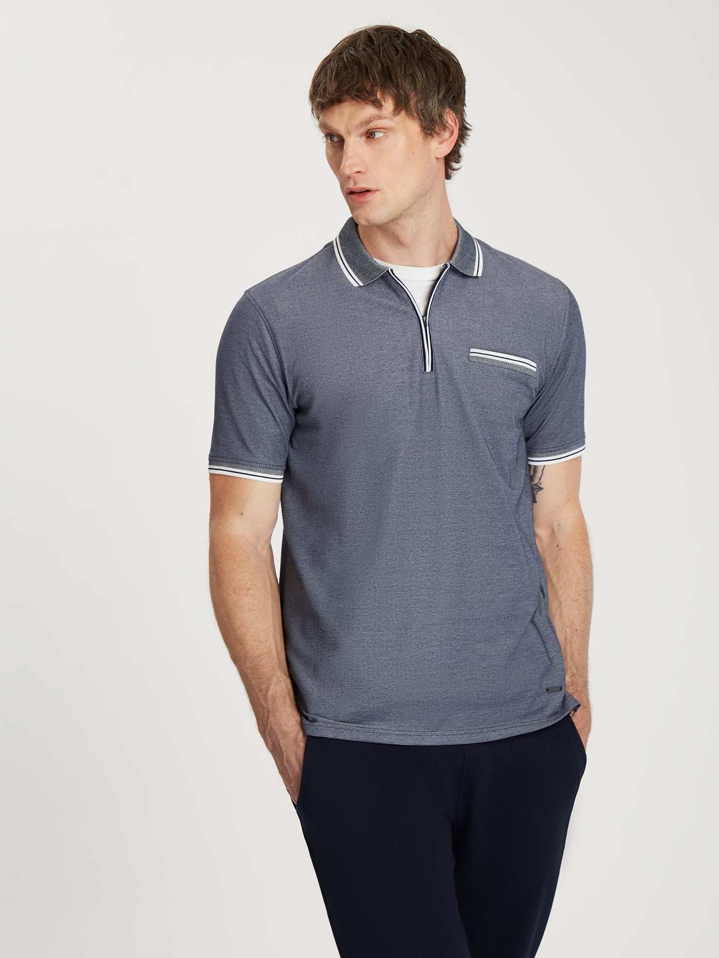 Herren Regular T-Shirt in navy