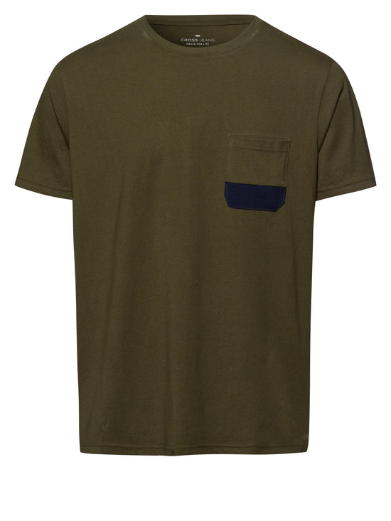Herren Regular T-Shirt In khaki