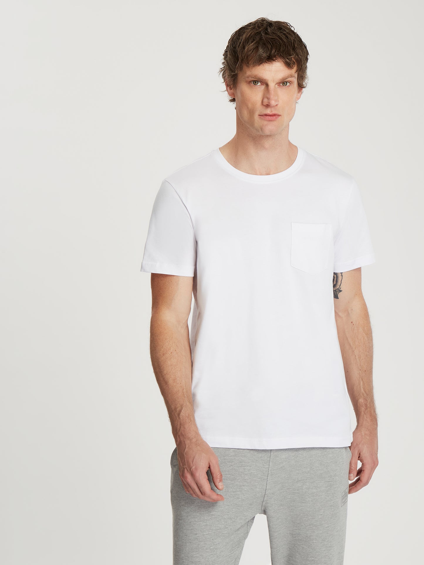 Herren Regular T-Shirt in weiß