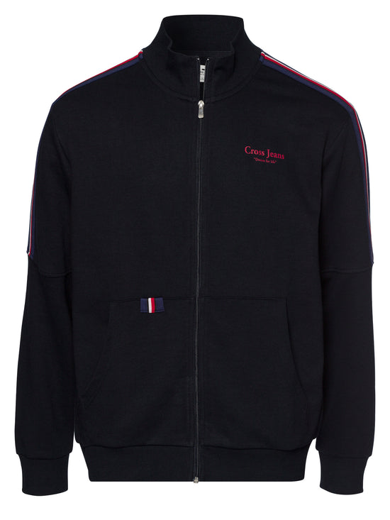 Herren Regular Sweatshirt mit Racing-Streifen marienenbalu