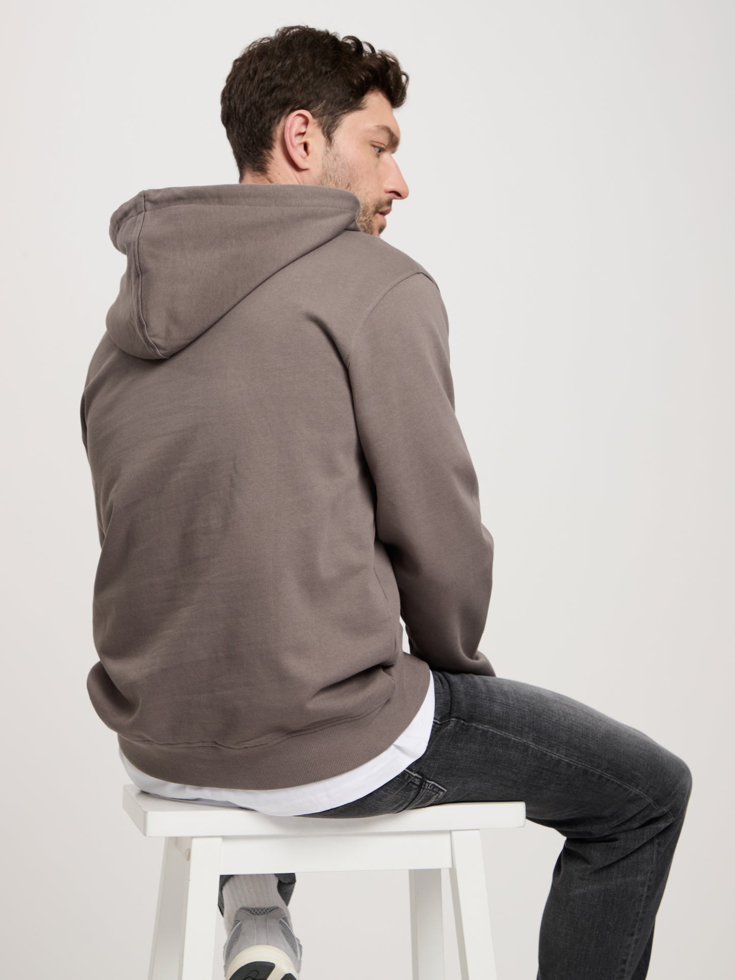 Herren Hoodie Regular in Anthrazit