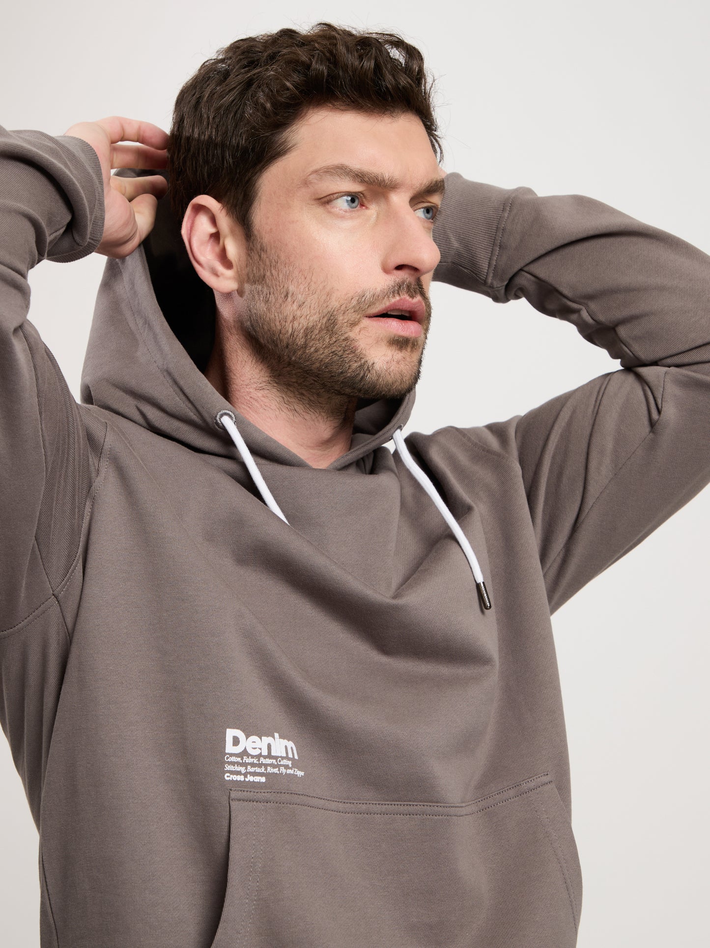 Herren Hoodie Regular in Anthrazit