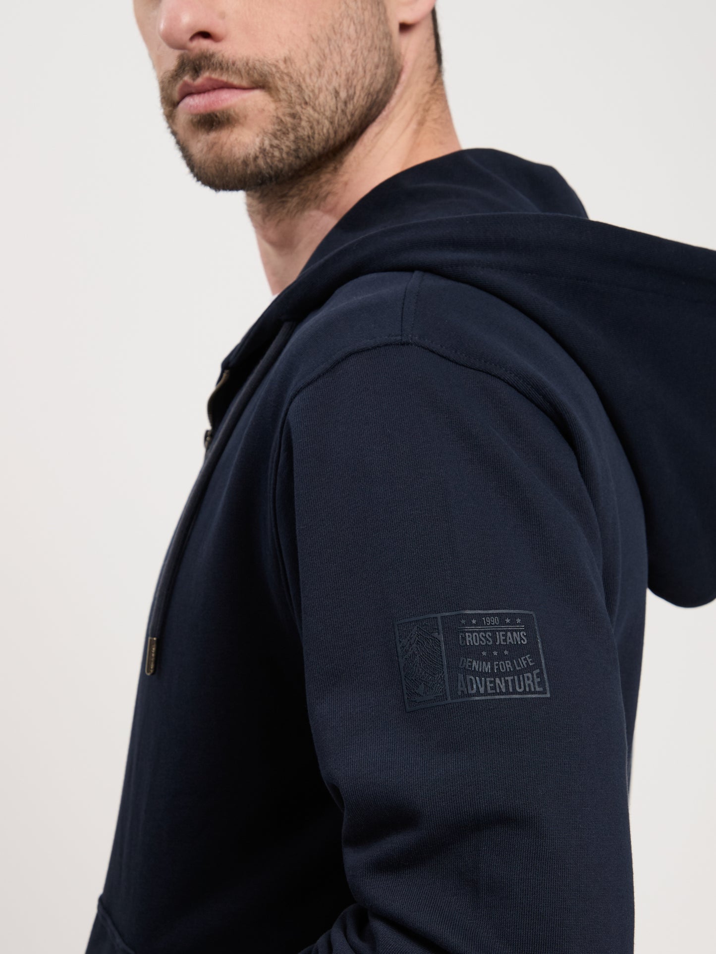 REGULAR FIT SWEATSHIRT JACKET