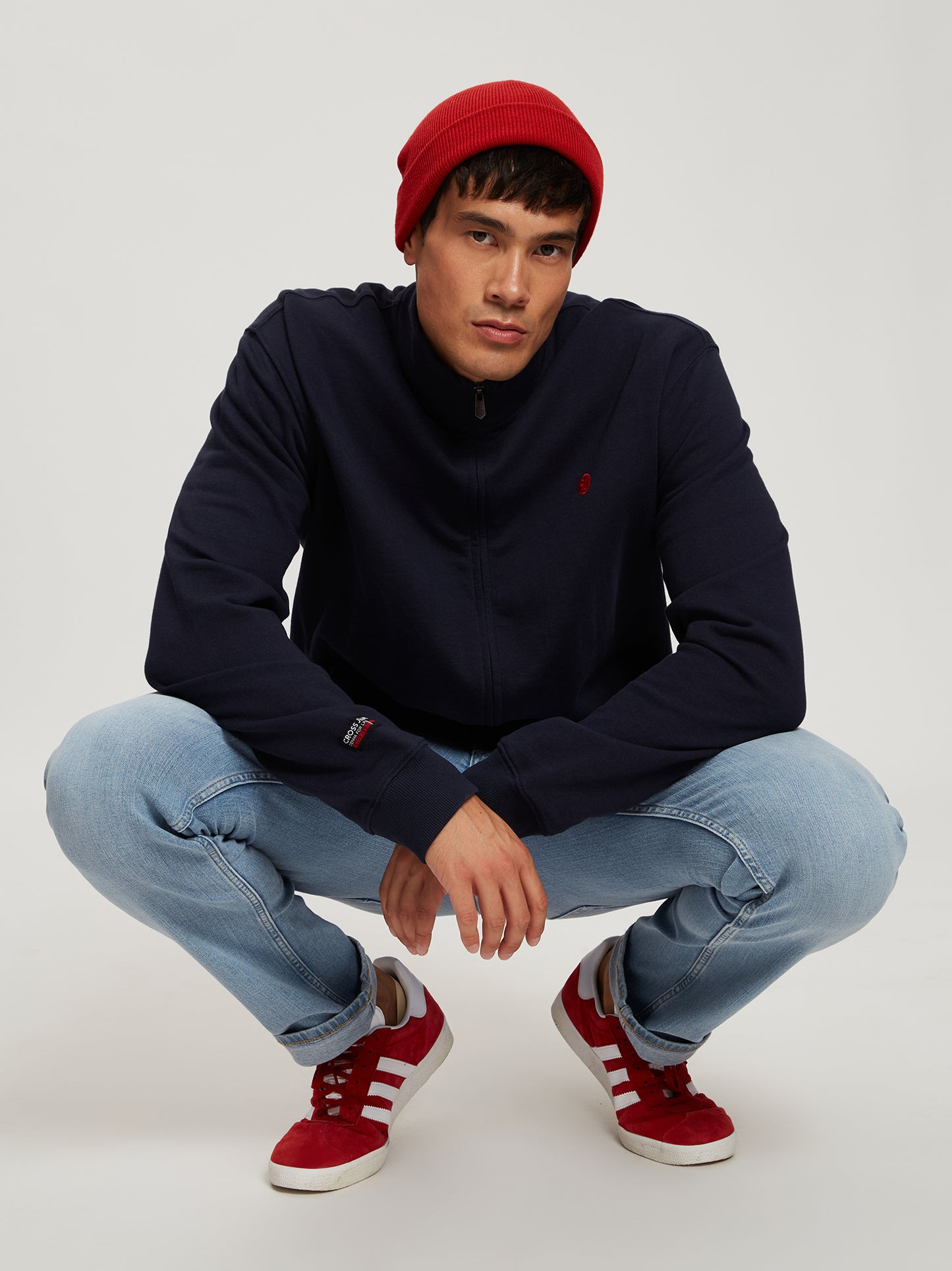 REGULAR FIT SWEATSHIRT JACKET