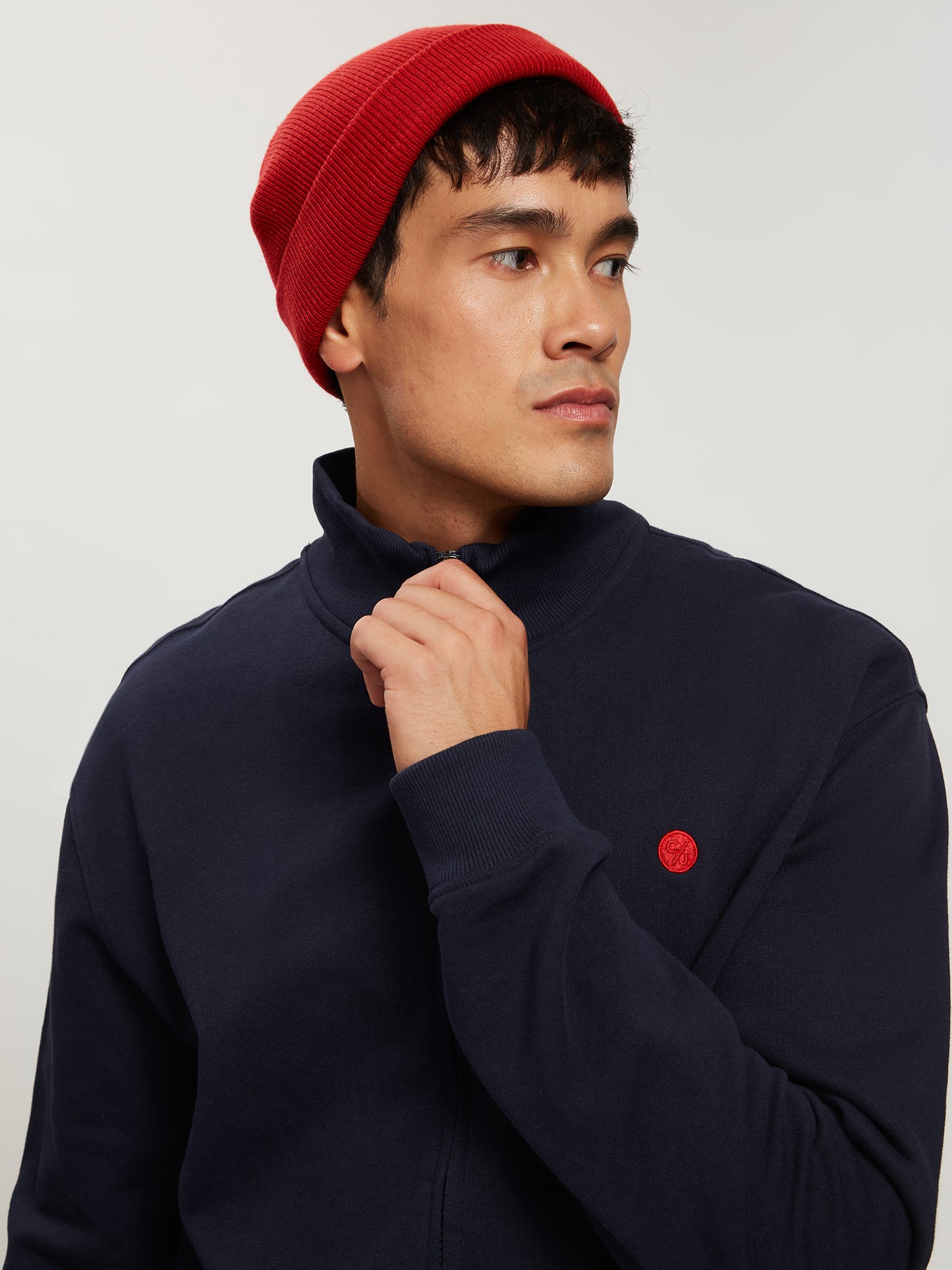 REGULAR FIT SWEATSHIRT JACKET