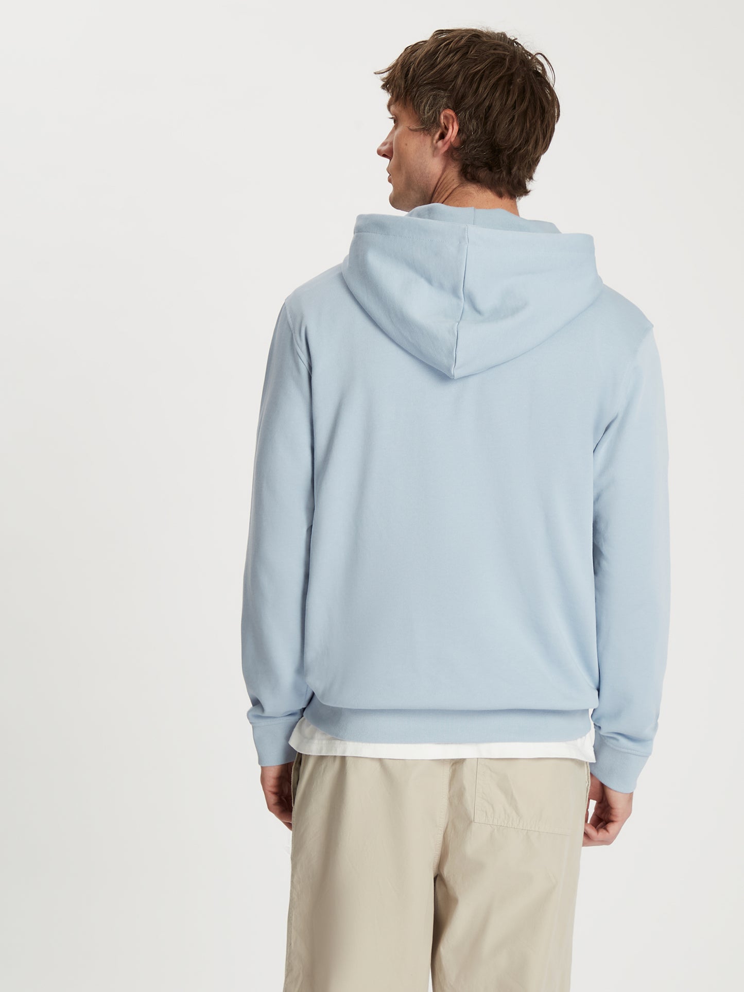 Herren Regular Hoodie in hellblau