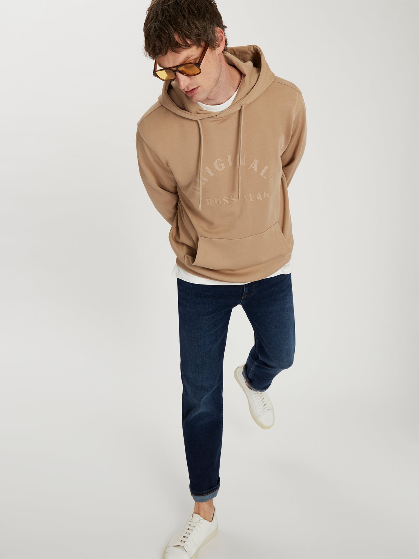 Herren Regular Hoodie In Taupe