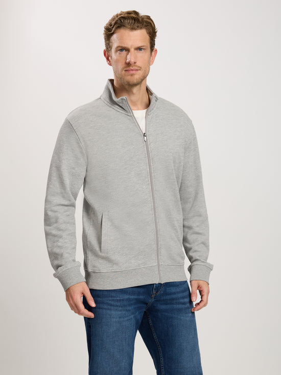 Herren Regular Sweat in grau meliert