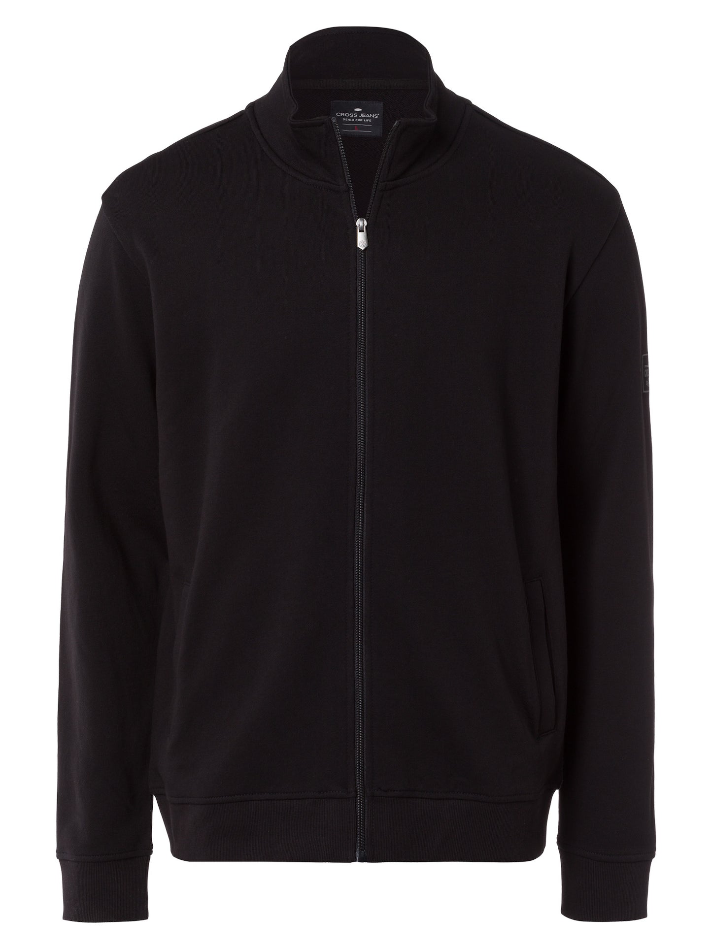 Herren Regular Hoodie in schwarz