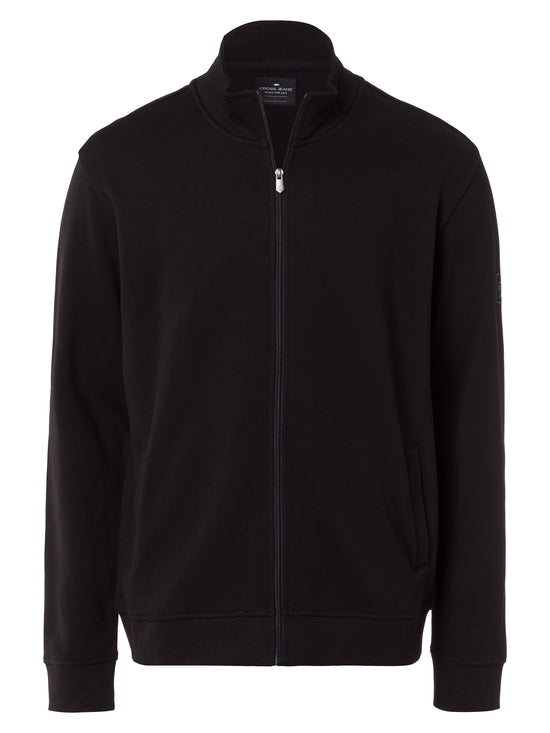 Herren Regular Hoodie in schwarz