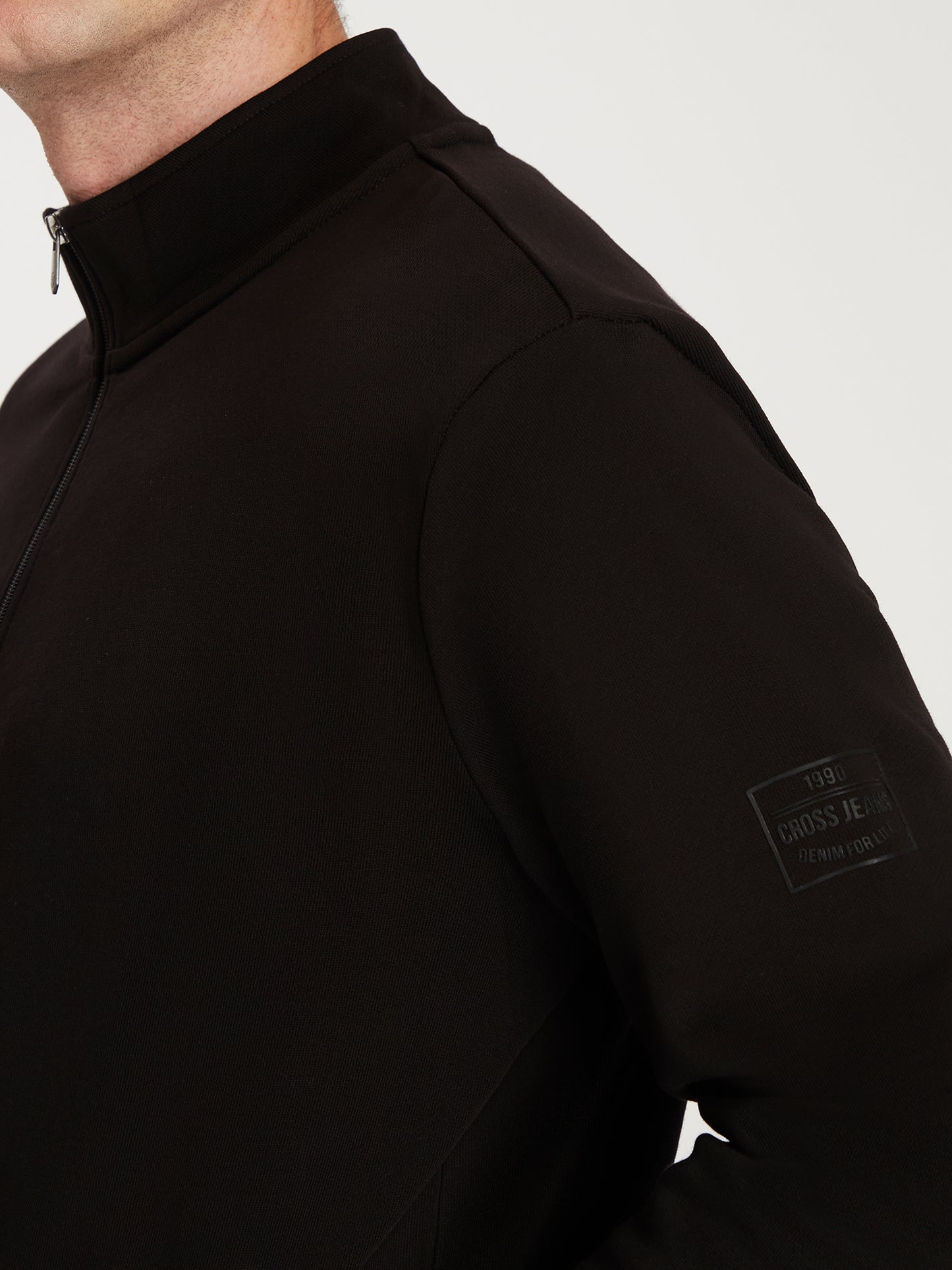 Herren Regular Hoodie in schwarz