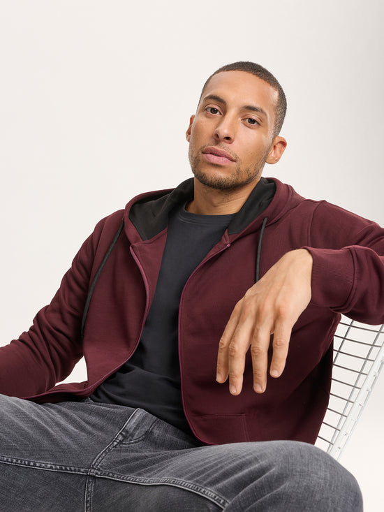 REGULAR FIT FRENCH TERRY SWEATSHIRTJACKE