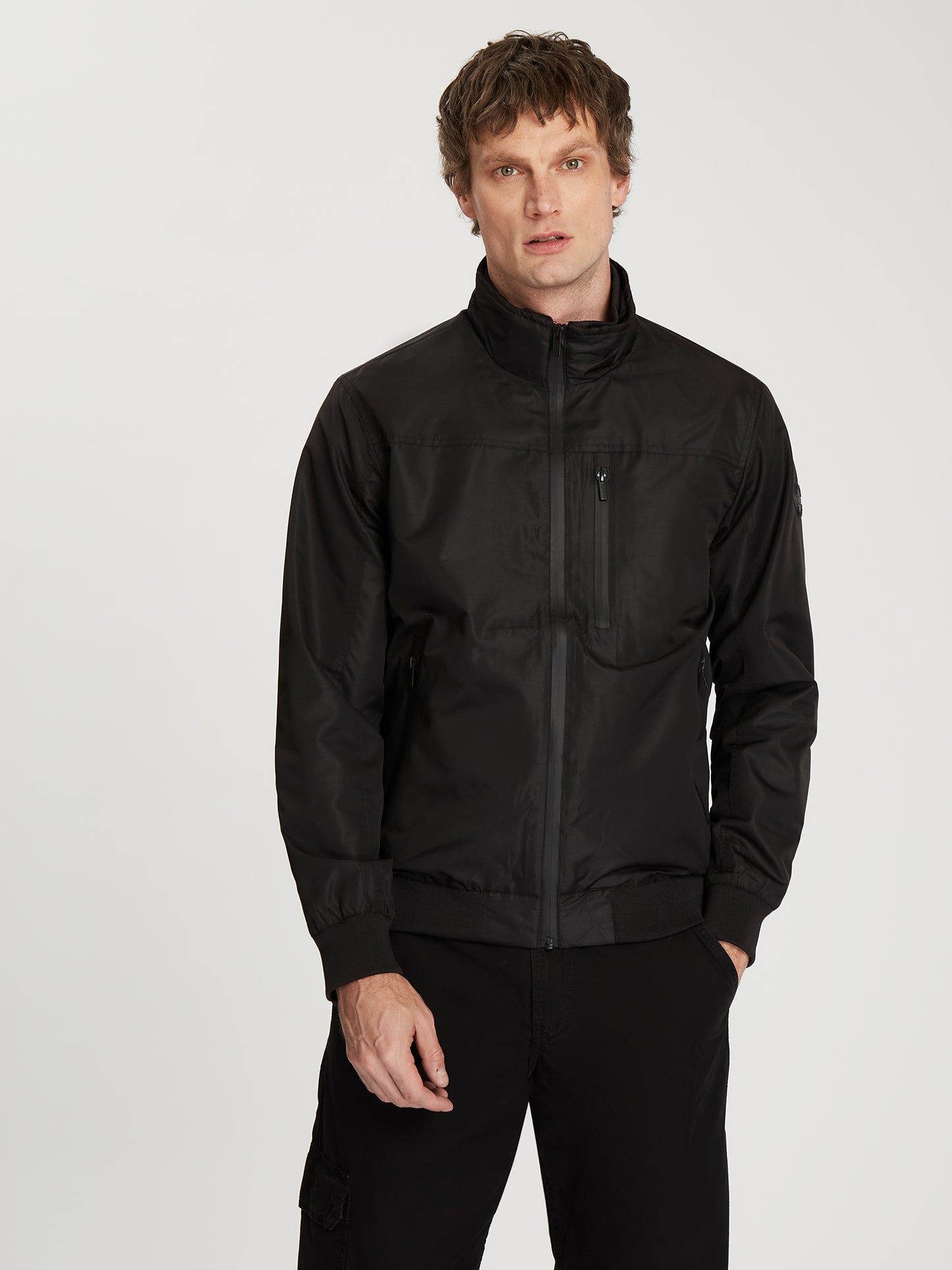 Herren Blouson in schwarz