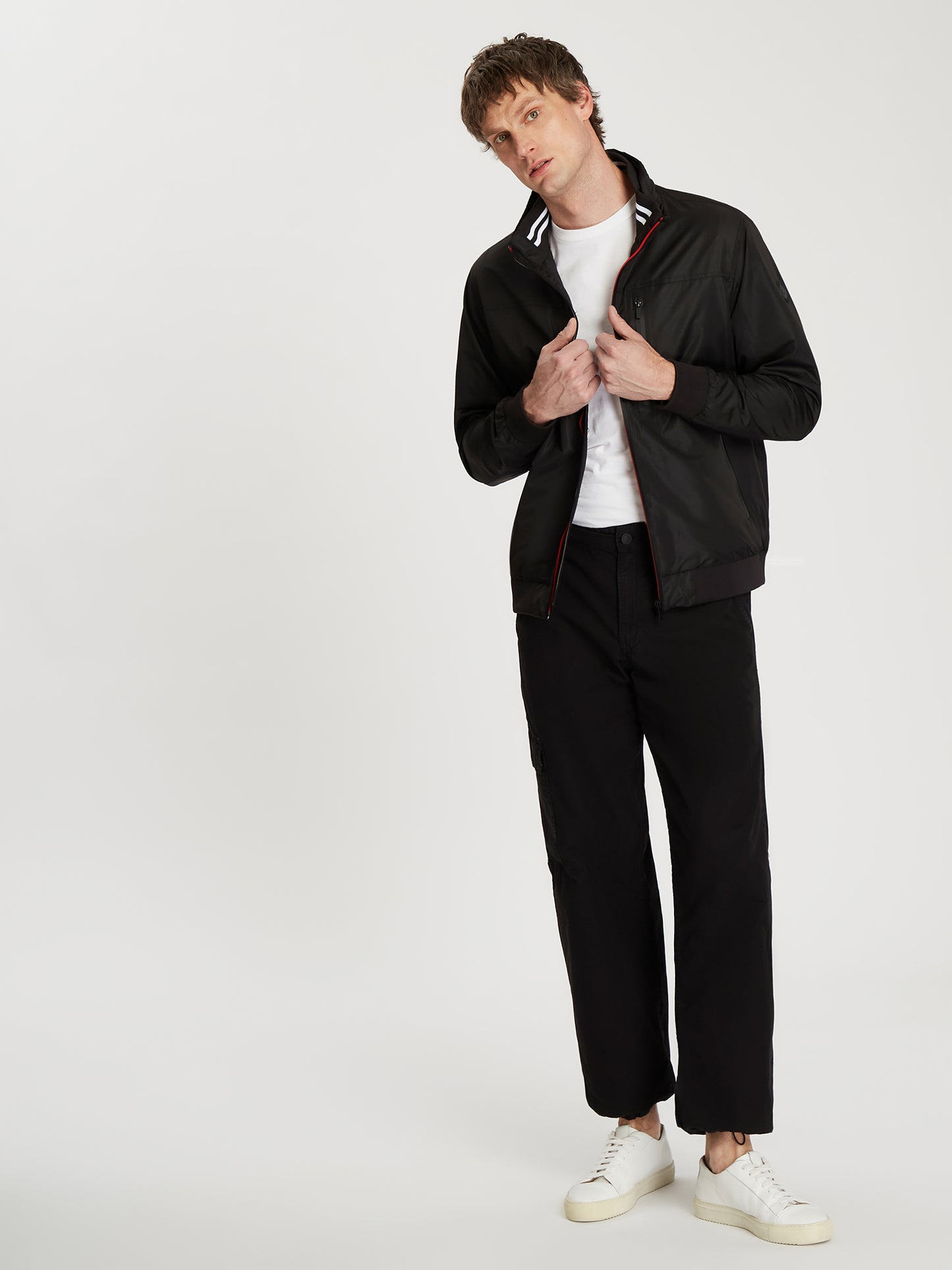 Herren Blouson in schwarz