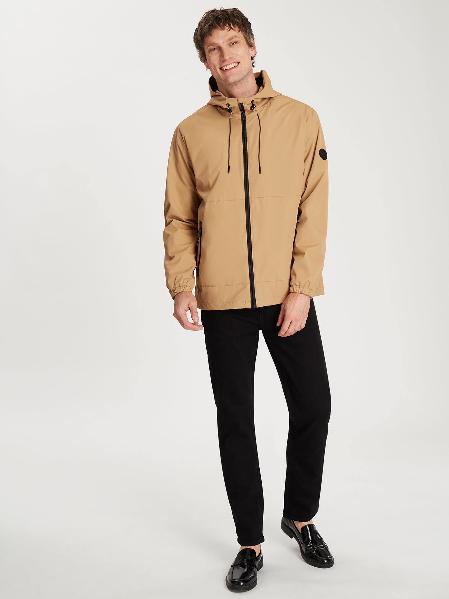Herren Übergangsjacke in taupe
