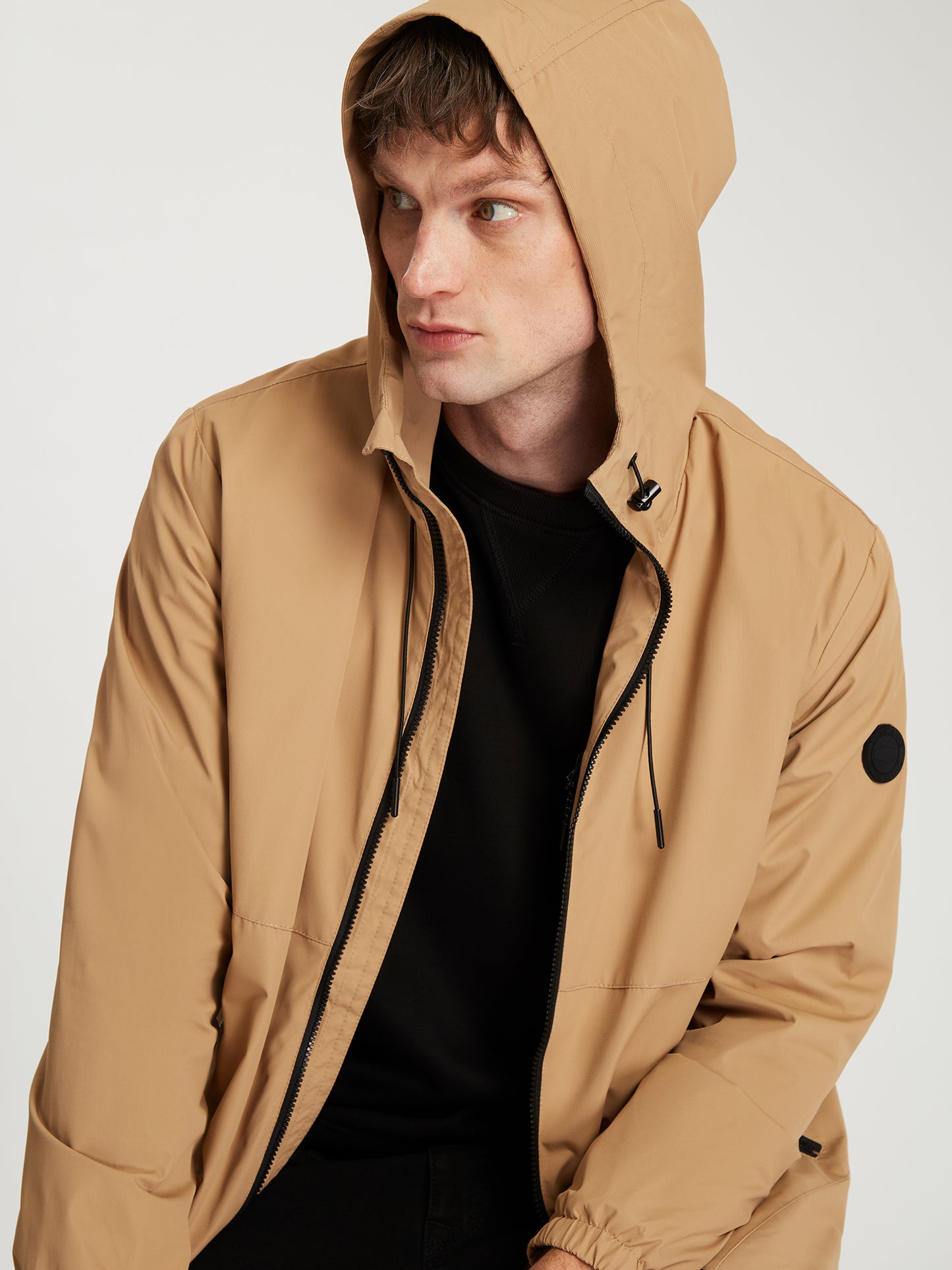 Herren Übergangsjacke in taupe
