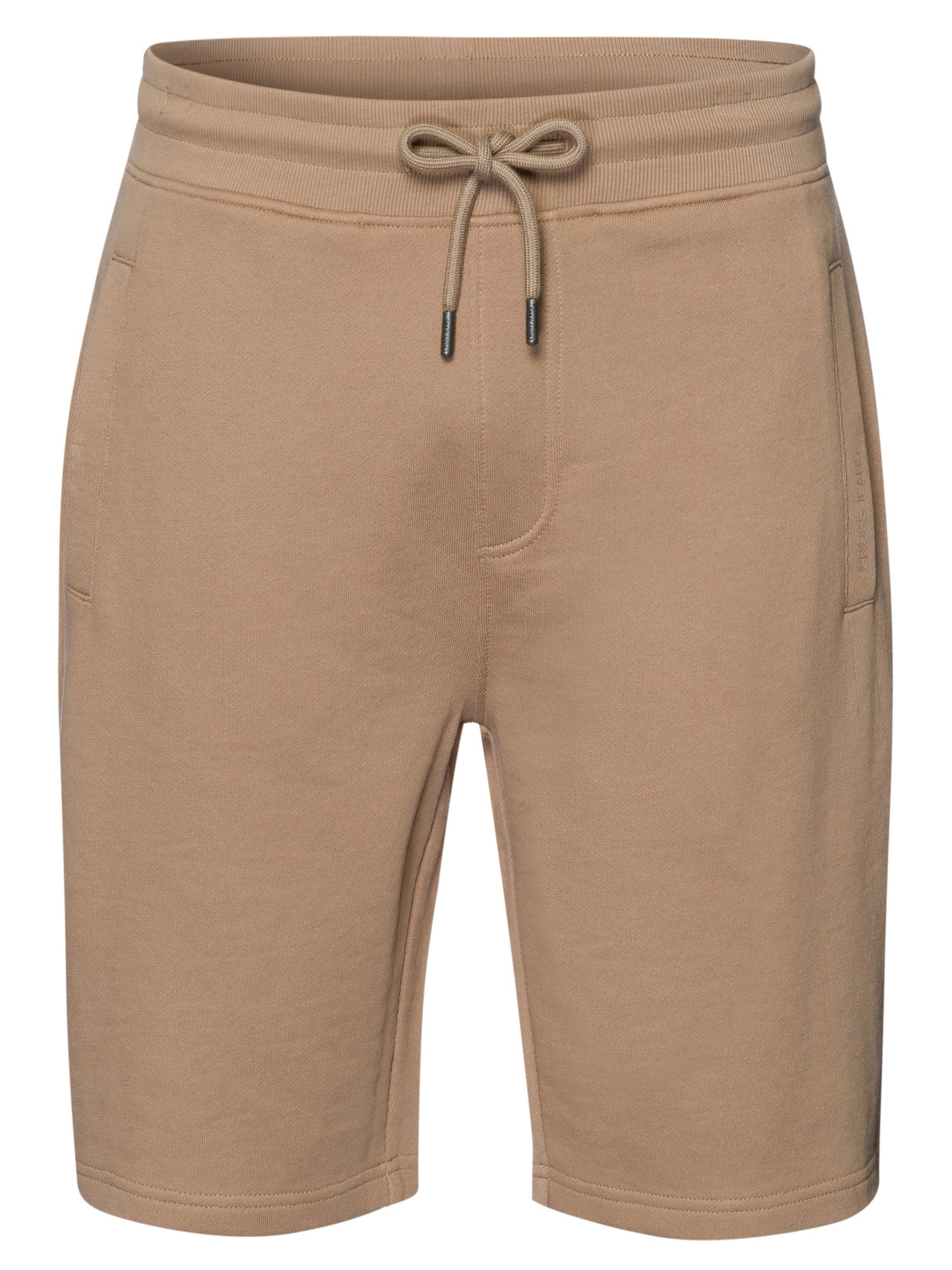 Men's regular shorts in taupe