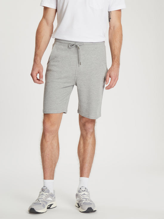 Herren Regular Shorts in grau meliert
