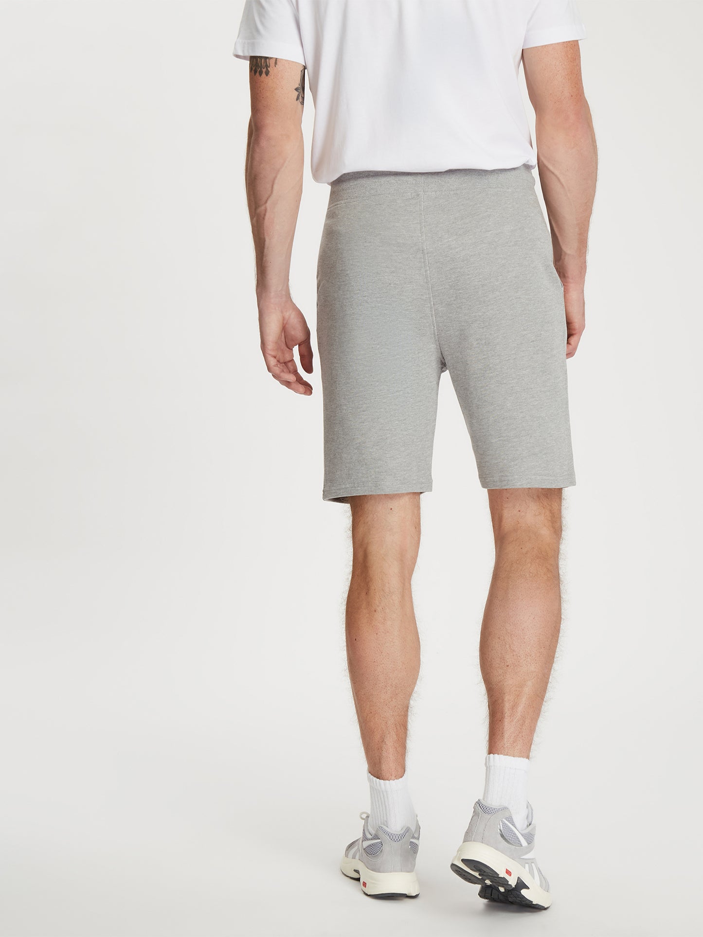 Herren Regular Shorts in grau meliert