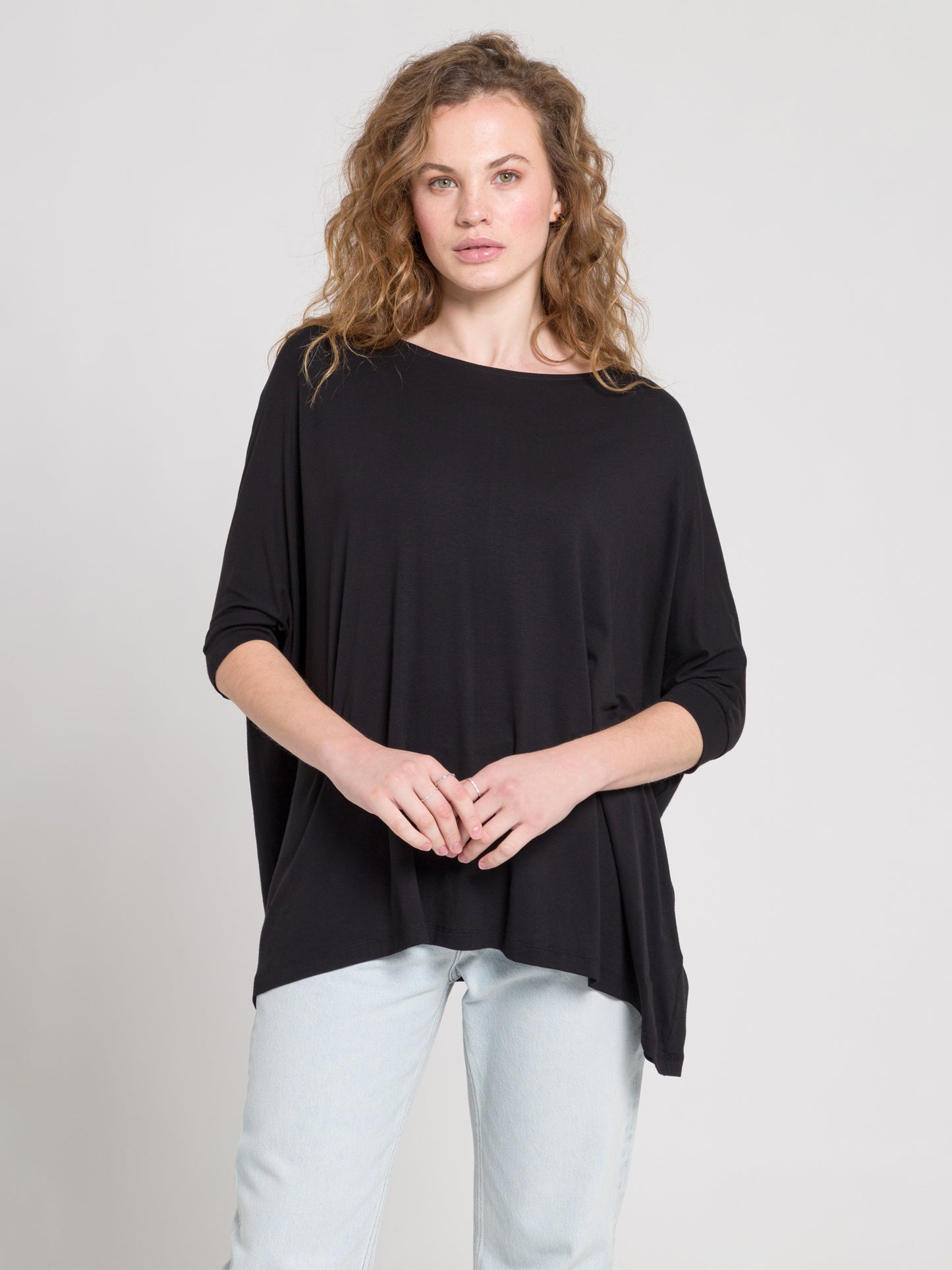 Women's oversized t-shirt black
