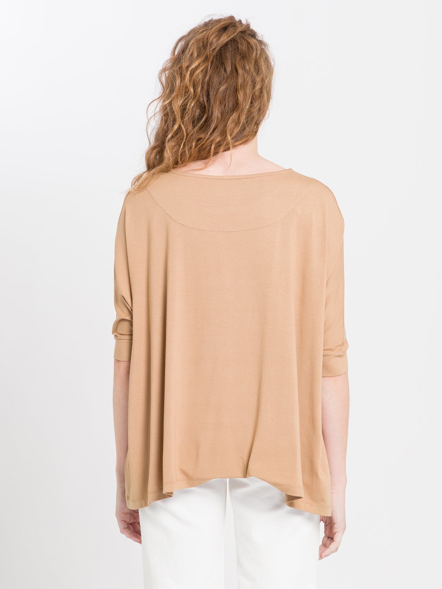 Women's oversized t-shirt brown