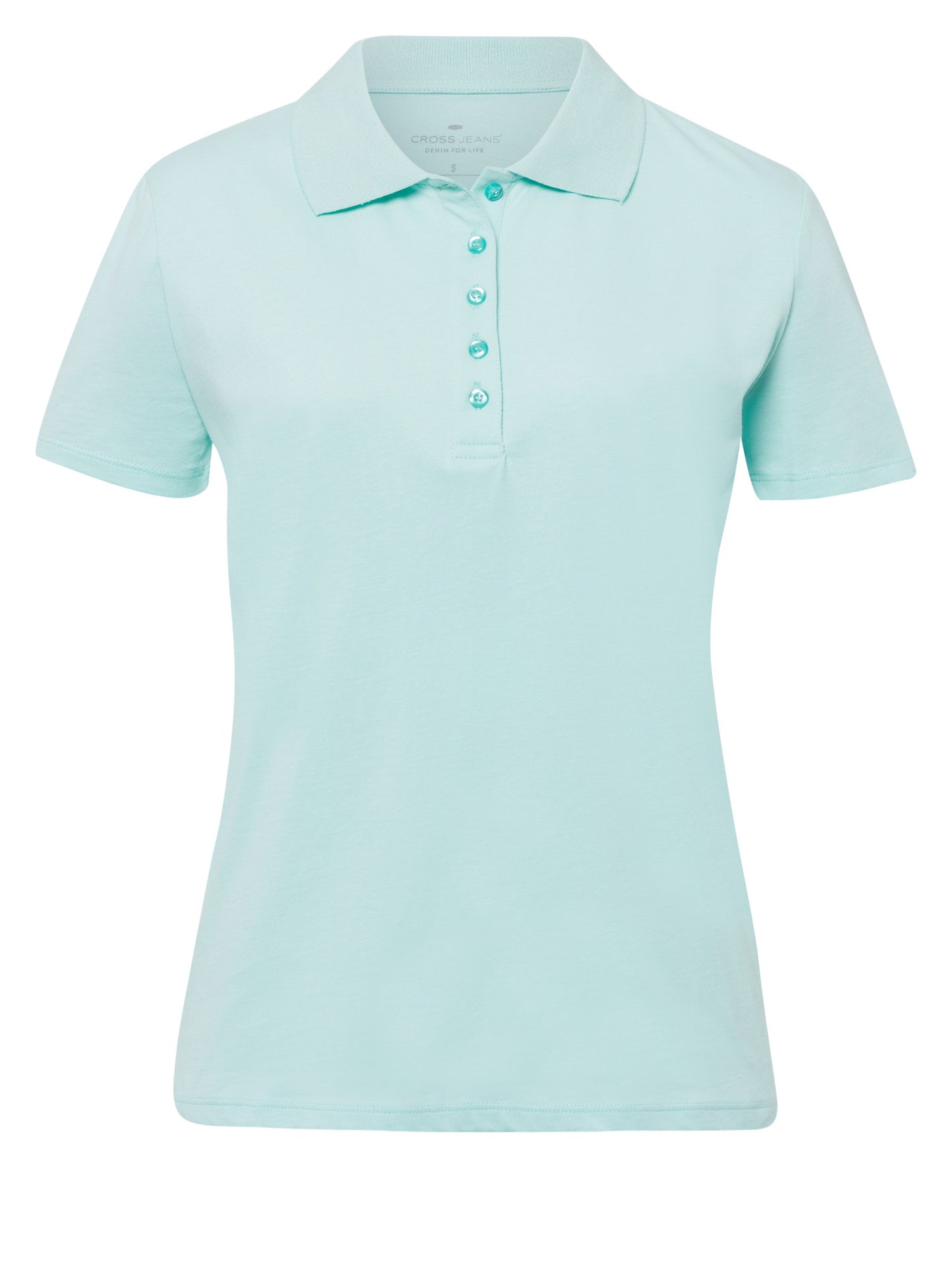 Women's slim polo shirt mint