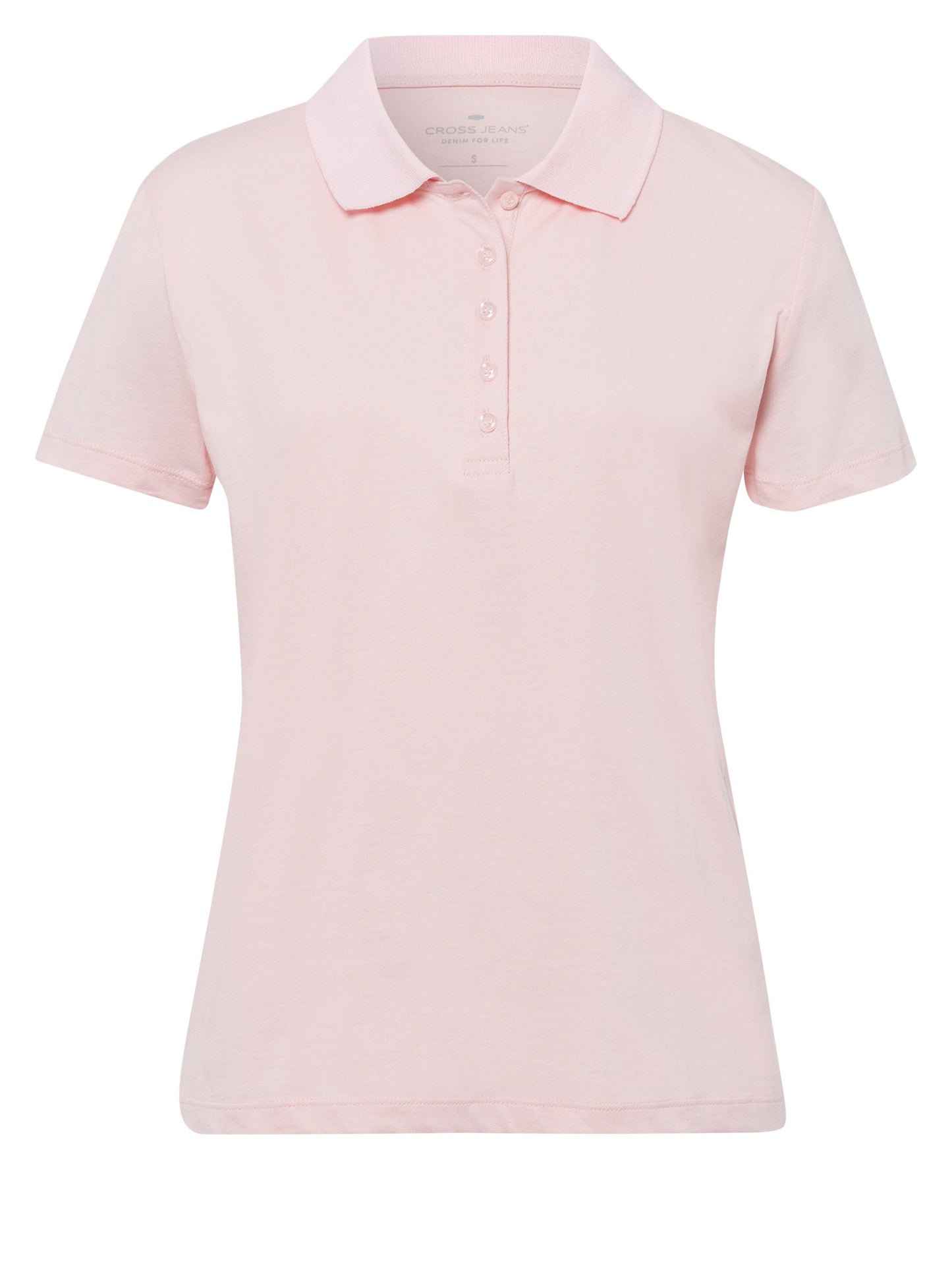 Damen Slim Polo-Shirt rosa