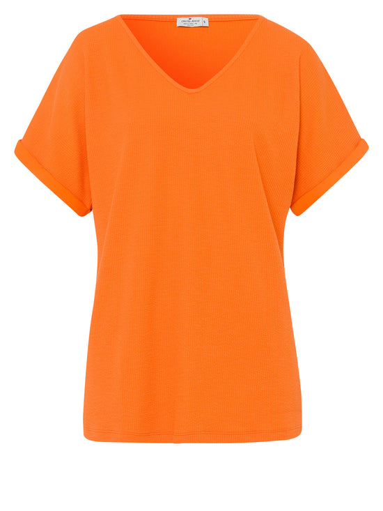 Damen Regular T-Shirt orange