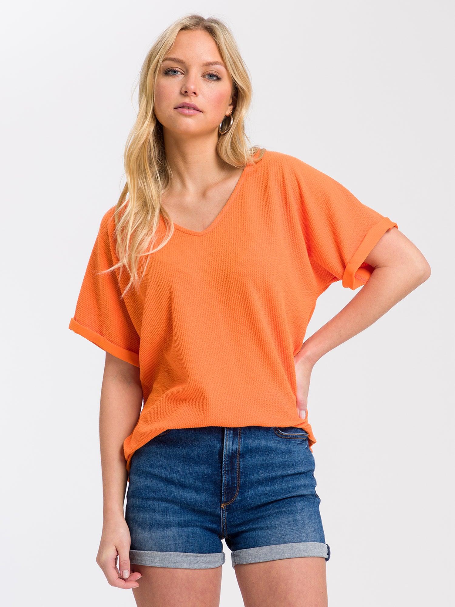 SESSUN 売れ筋商品|||セッソン シャツ トップス レディース Shirts Orange Sessùn | T-shirts for women | Official website