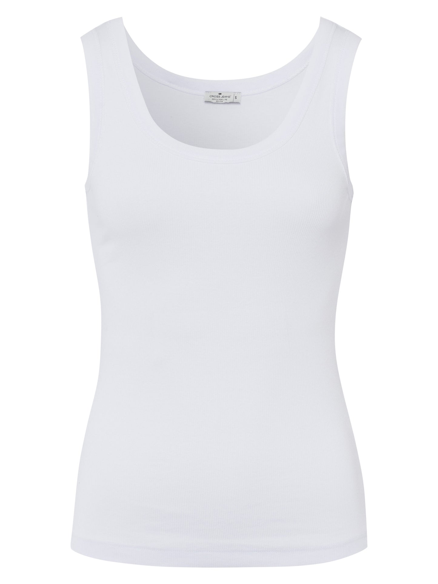 Damen Regular T-Shirt mit Print ecru.