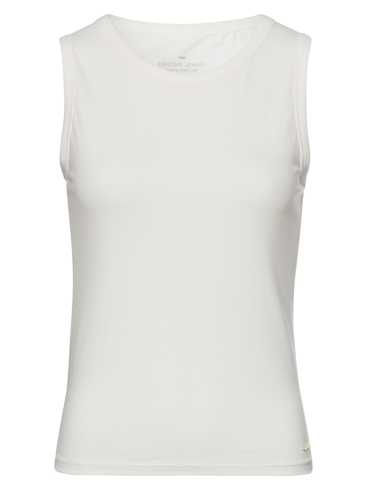 Damen Slim T-Shirt in ecru