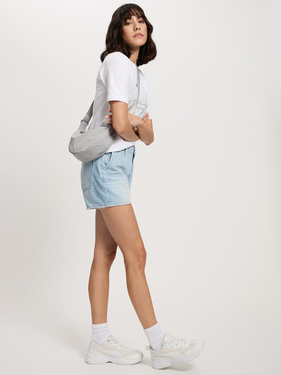 Damen Regular T-Shirt in weiß