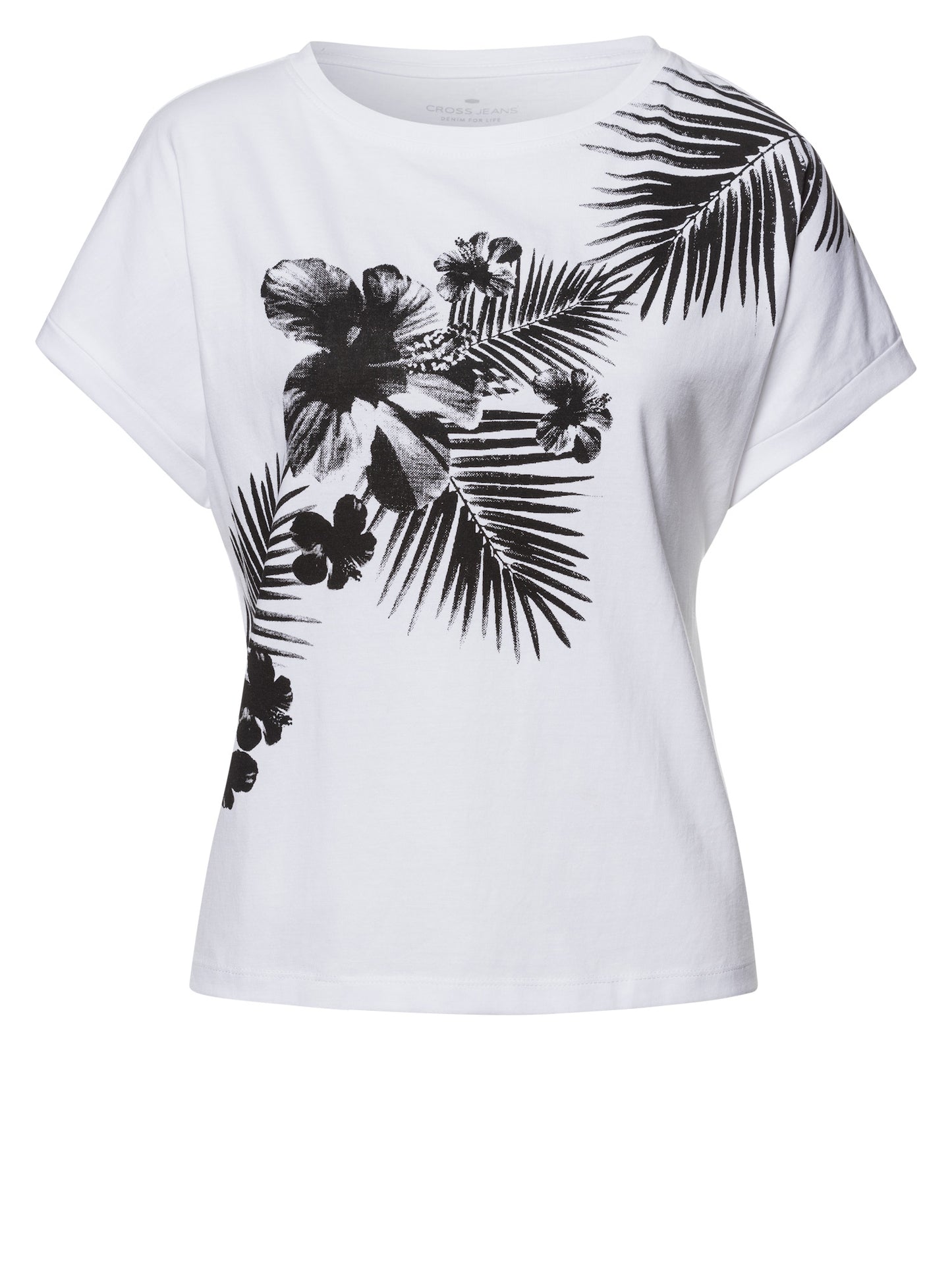Damen Regular T-Shirt in weiß