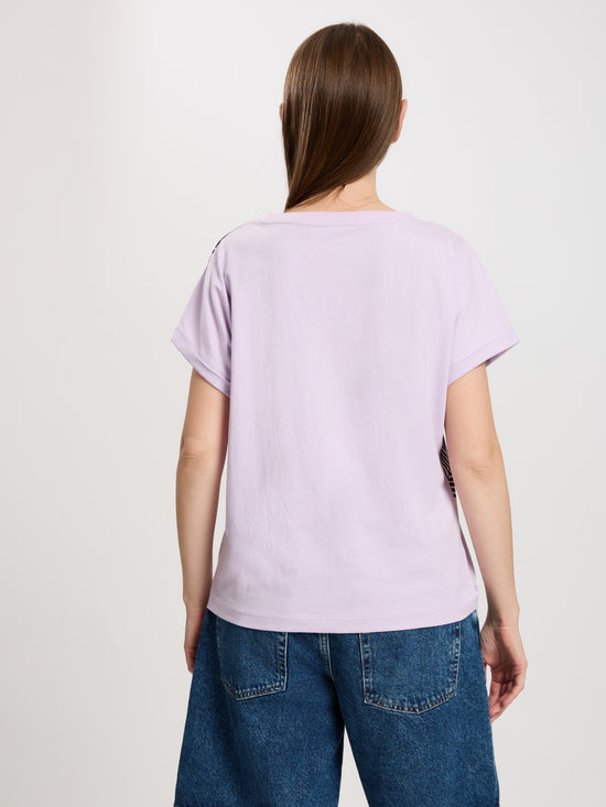 Damen Regular T-Shirt in violett