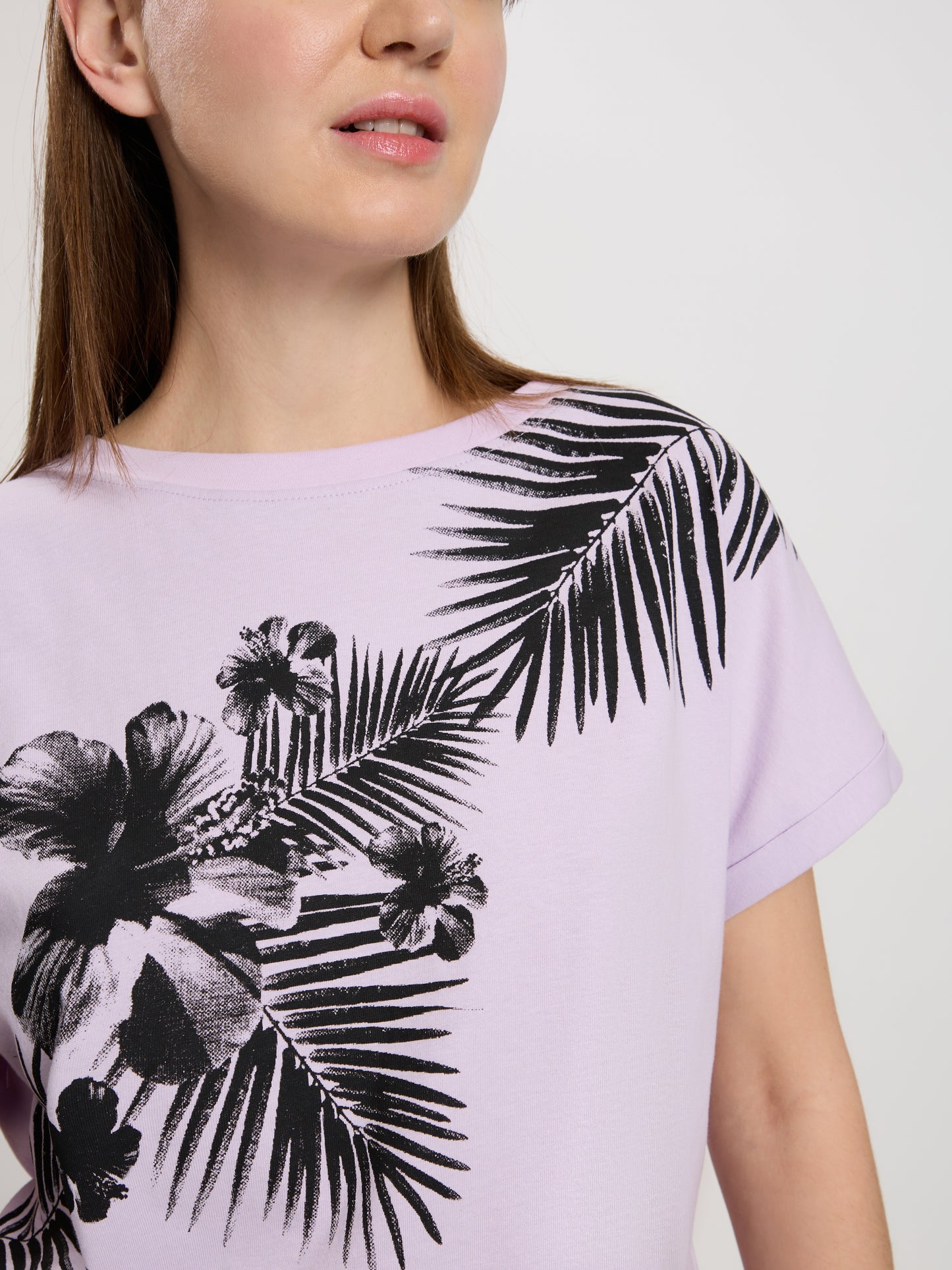 Damen Regular T-Shirt in violett