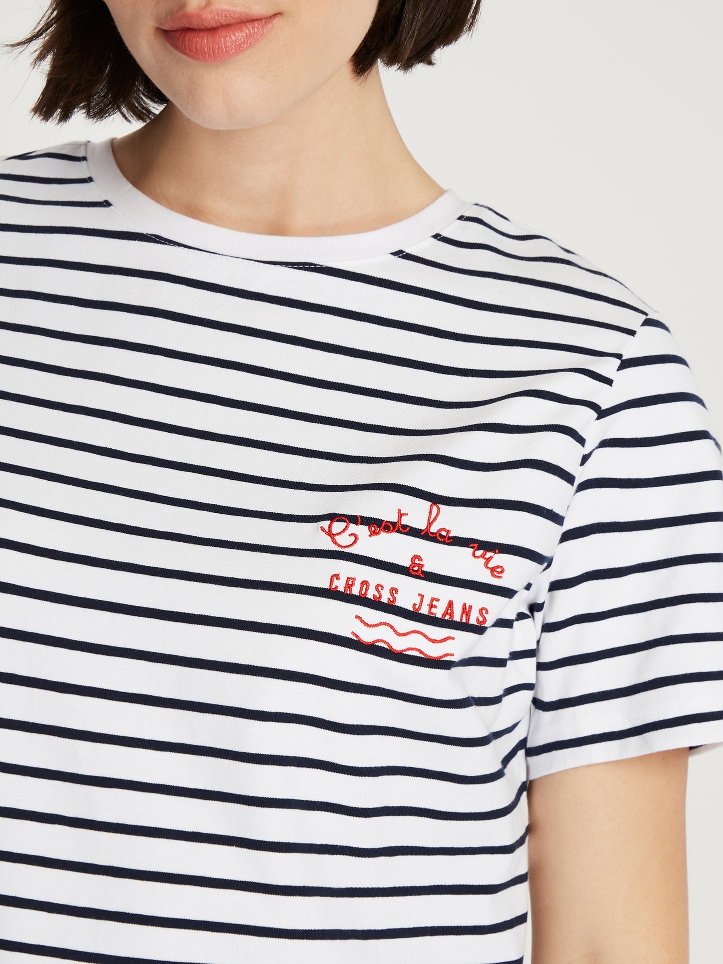 Damen T-Shirt gestreift