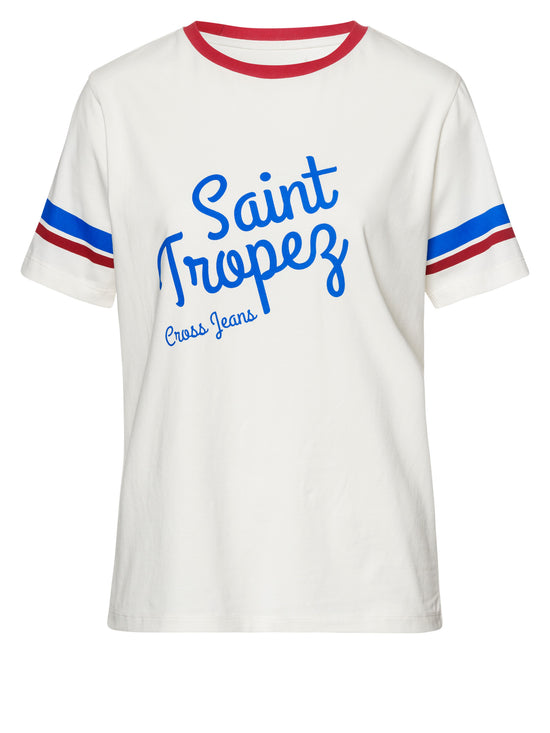 Damen Regular T-Shirt in ecru