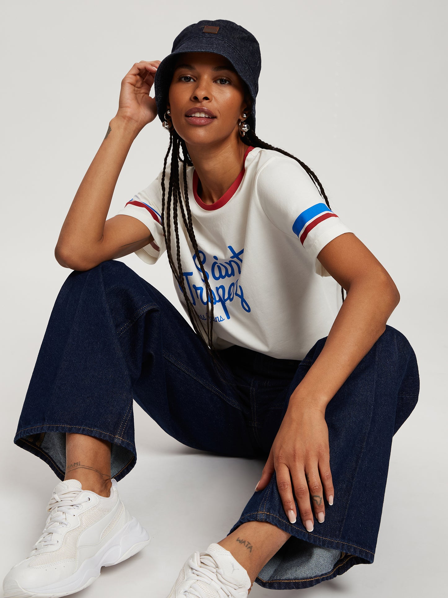 Damen Regular T-Shirt in ecru