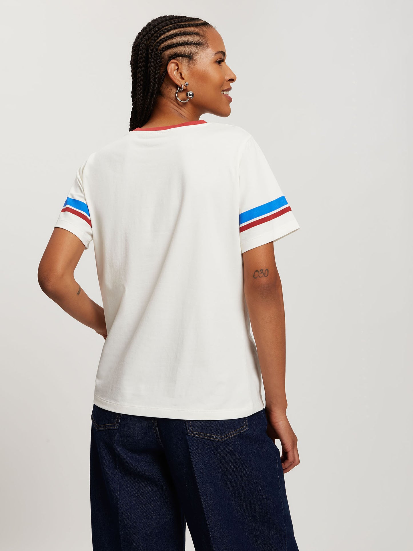 Damen Regular T-Shirt in ecru