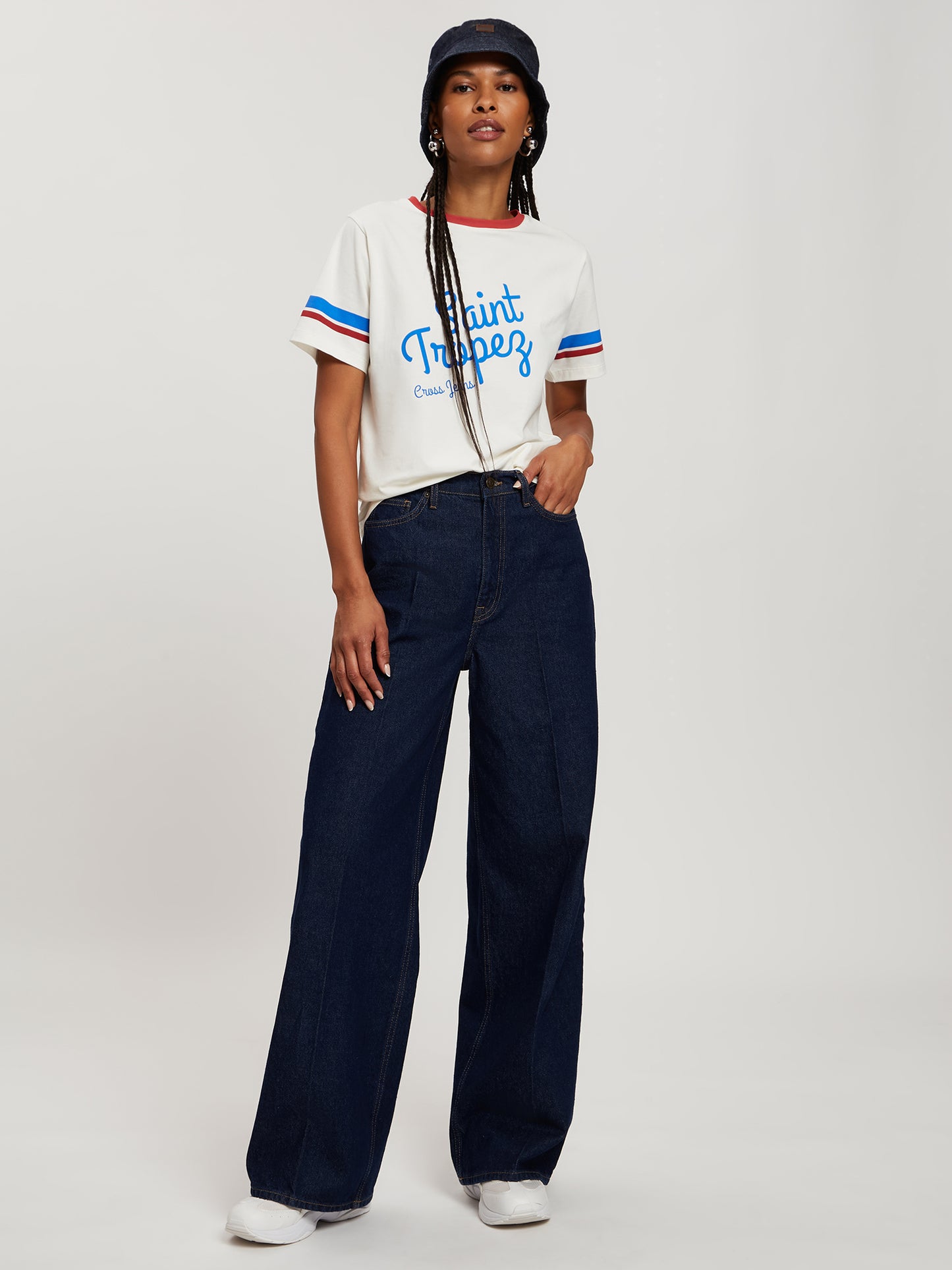 Damen Regular T-Shirt in ecru