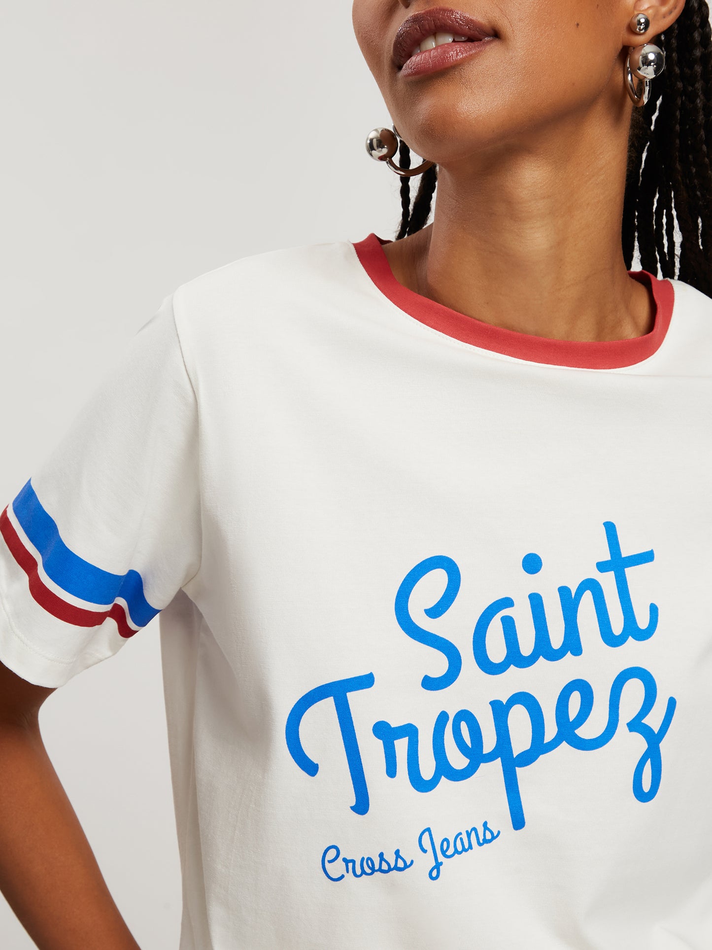 Damen Regular T-Shirt in ecru