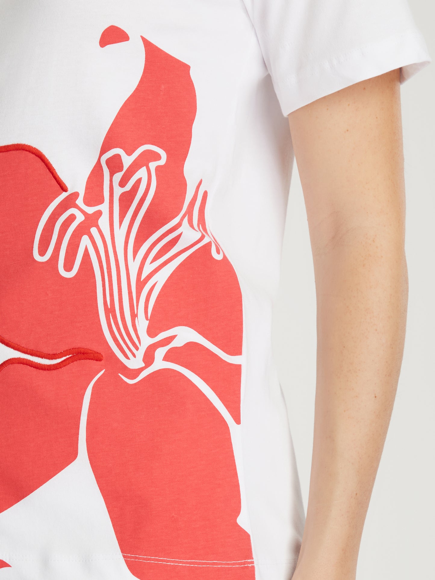 Damen Regular T-Shirt in weiß