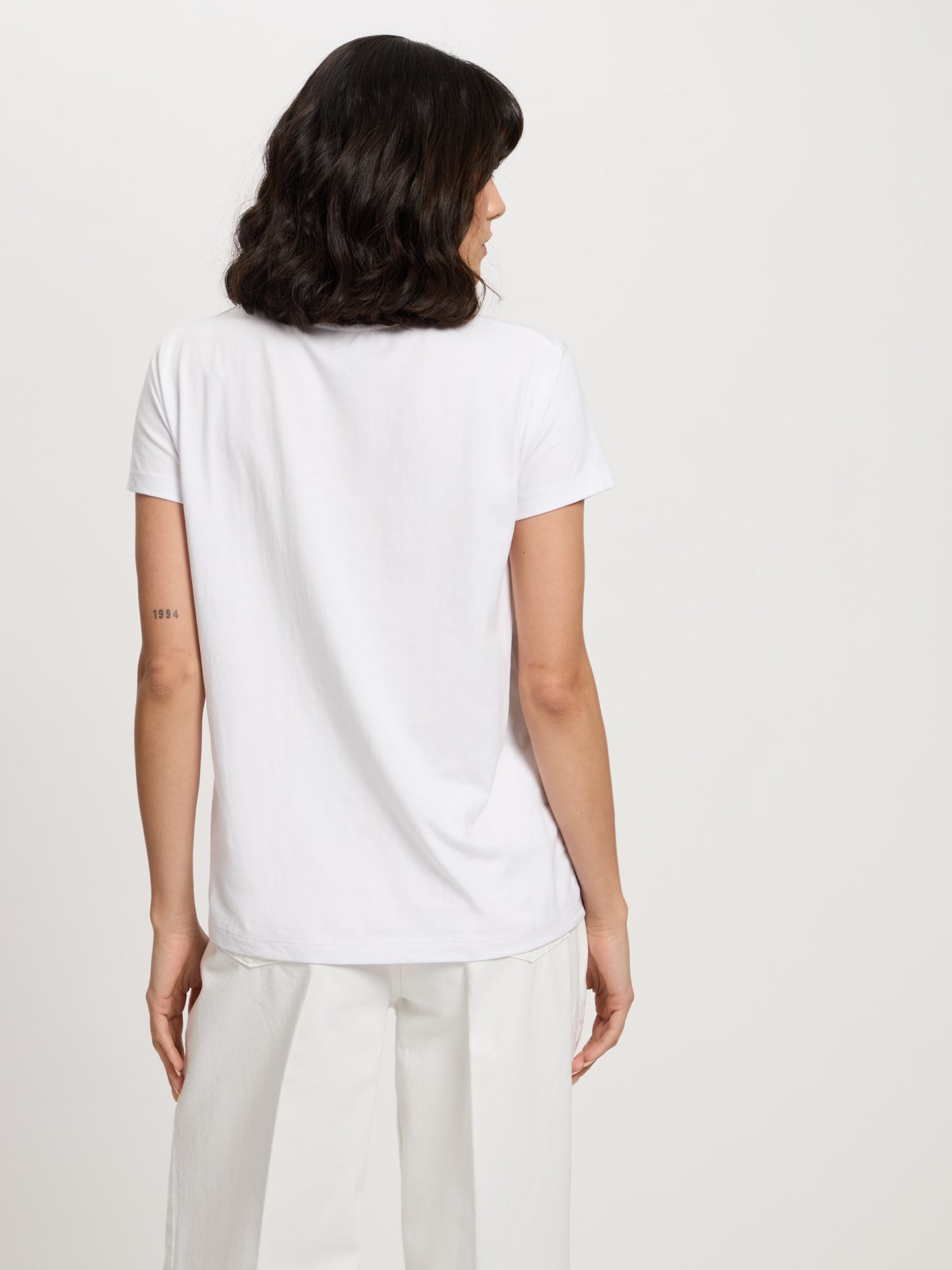 Damen Regular T-Shirt in weiß