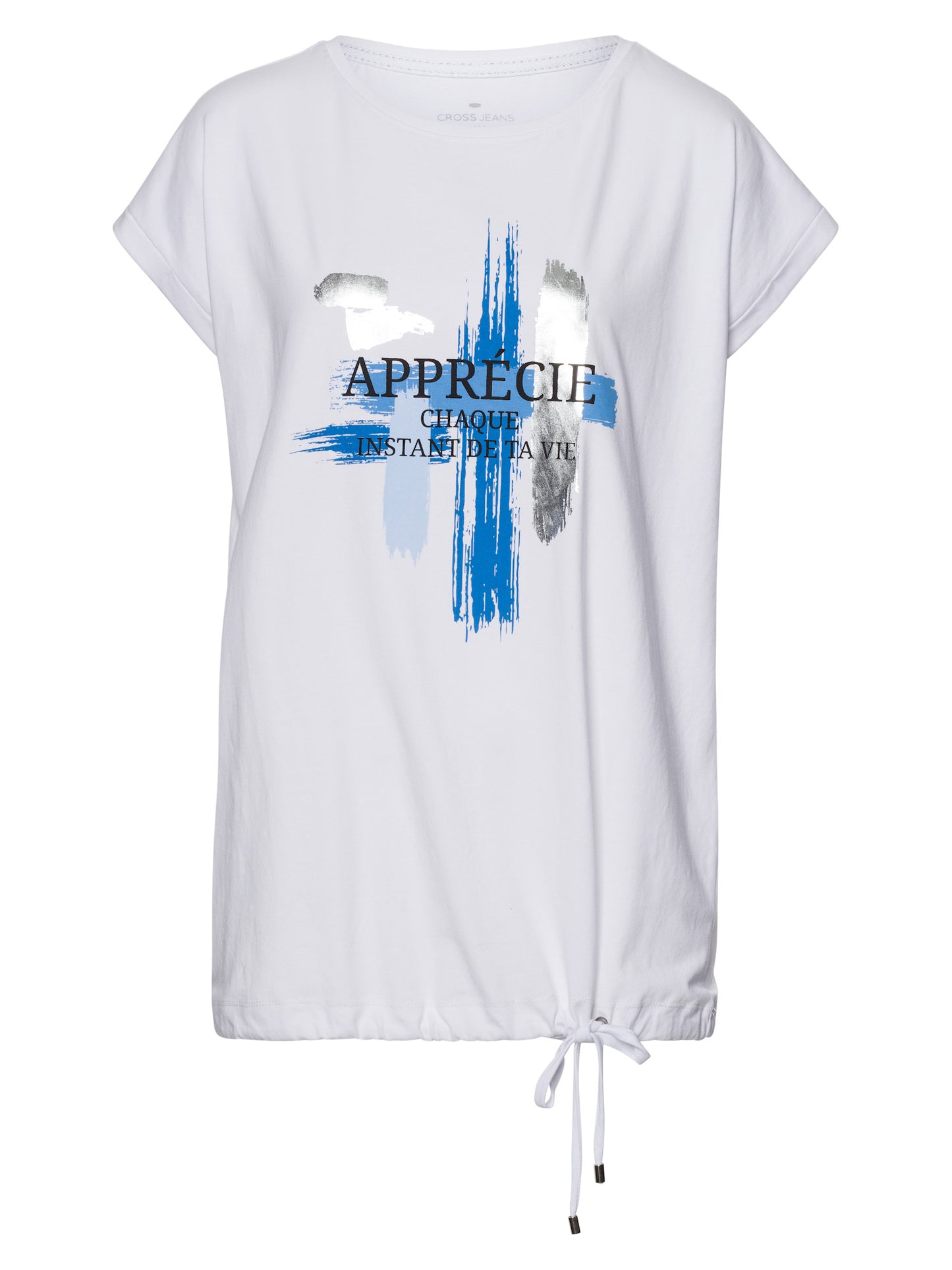 Women's regular T-shirt in white